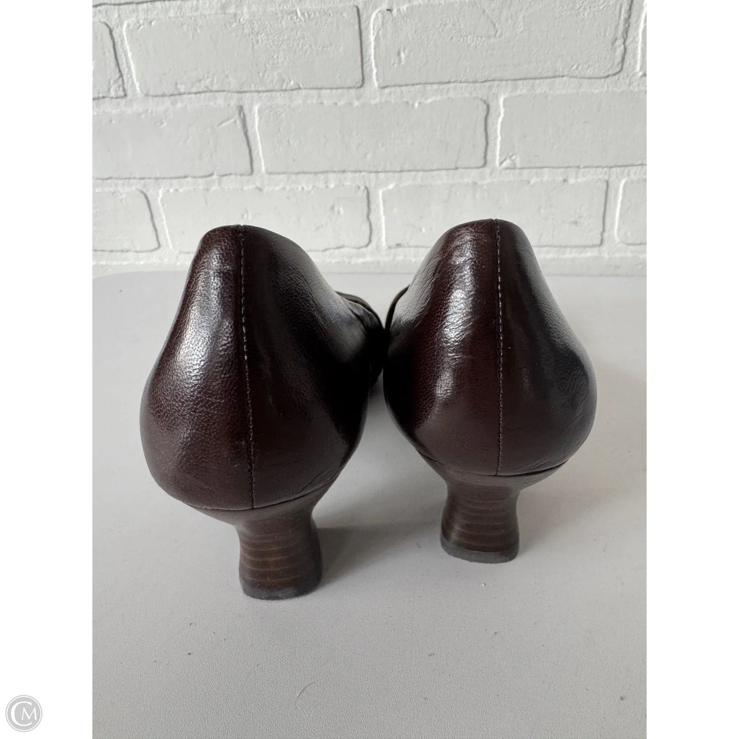 Shoes Heels Block By Cmb In Brown, Size: 7.5