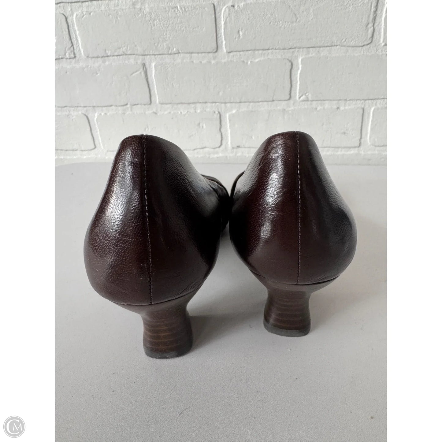 Shoes Heels Block By Cmb In Brown, Size: 7.5