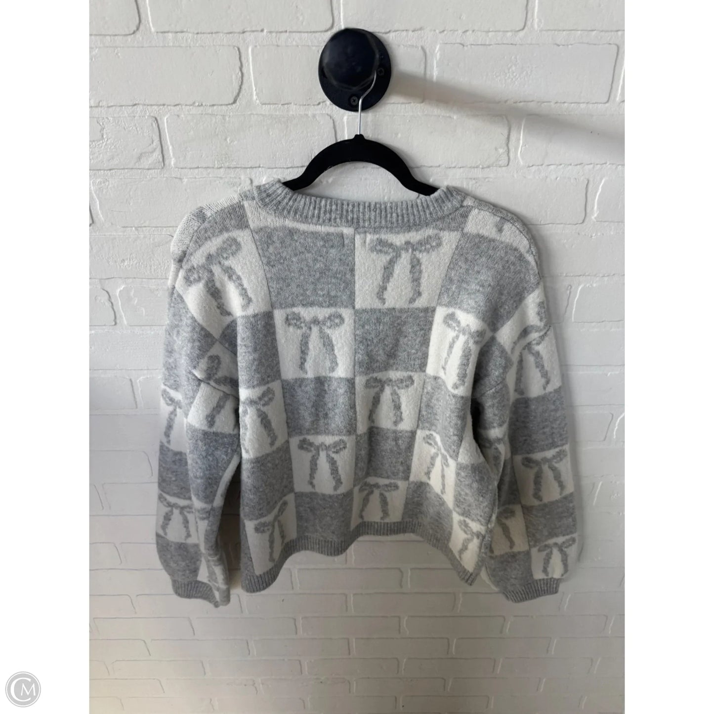 Sweater By A New Day In Grey & White, Size: M