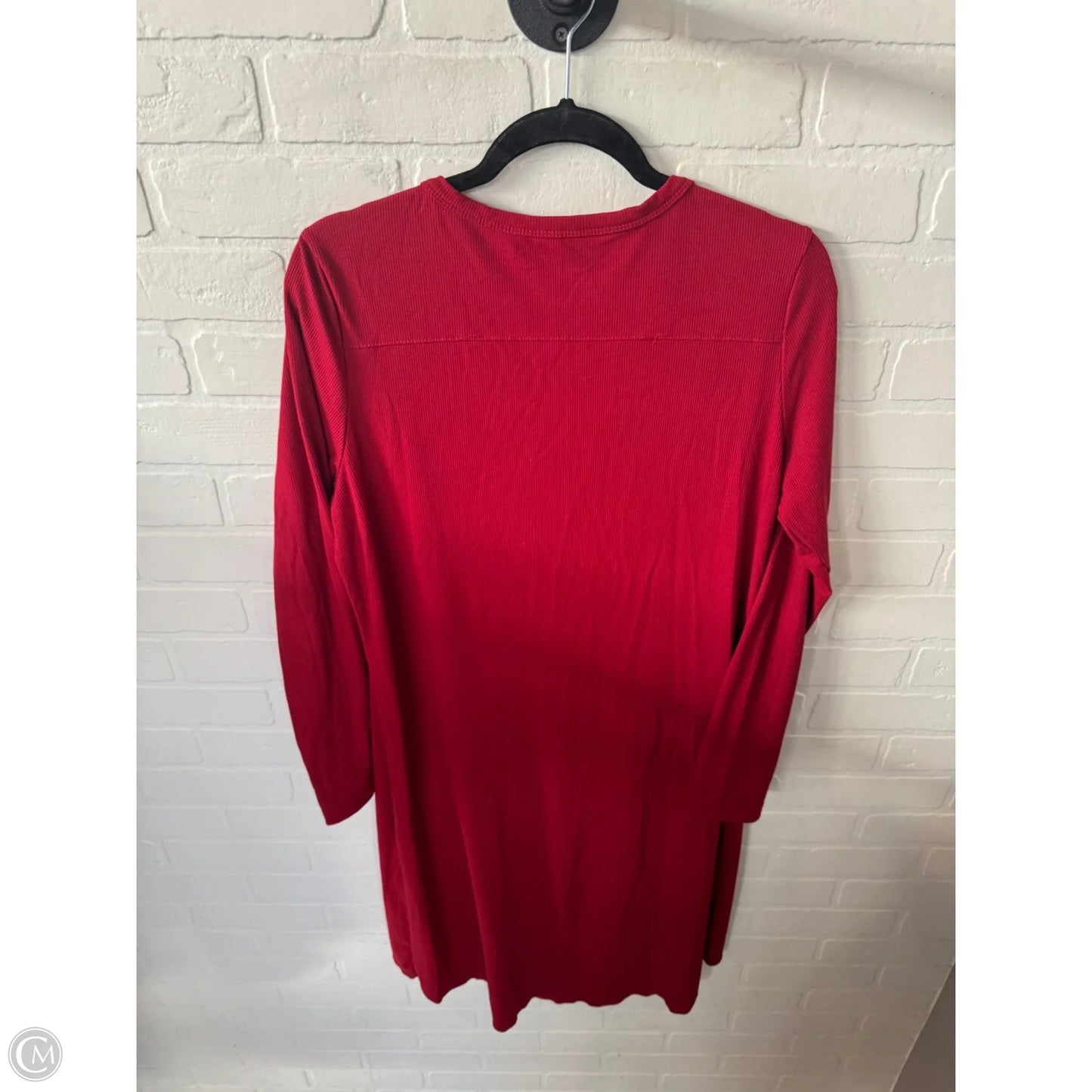 Cardigan By Clothes Mentor In Red, Size: L