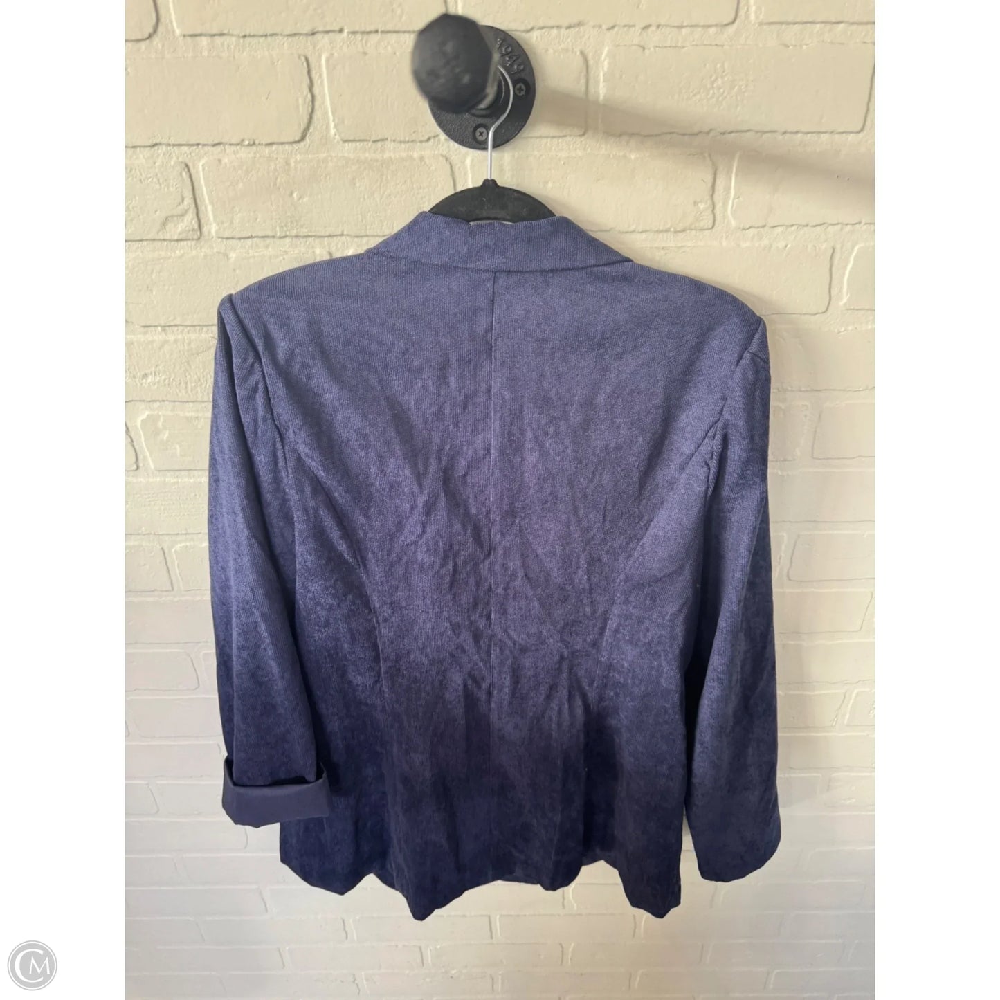 Blazer By Emery Rose In Blue, Size: Xl