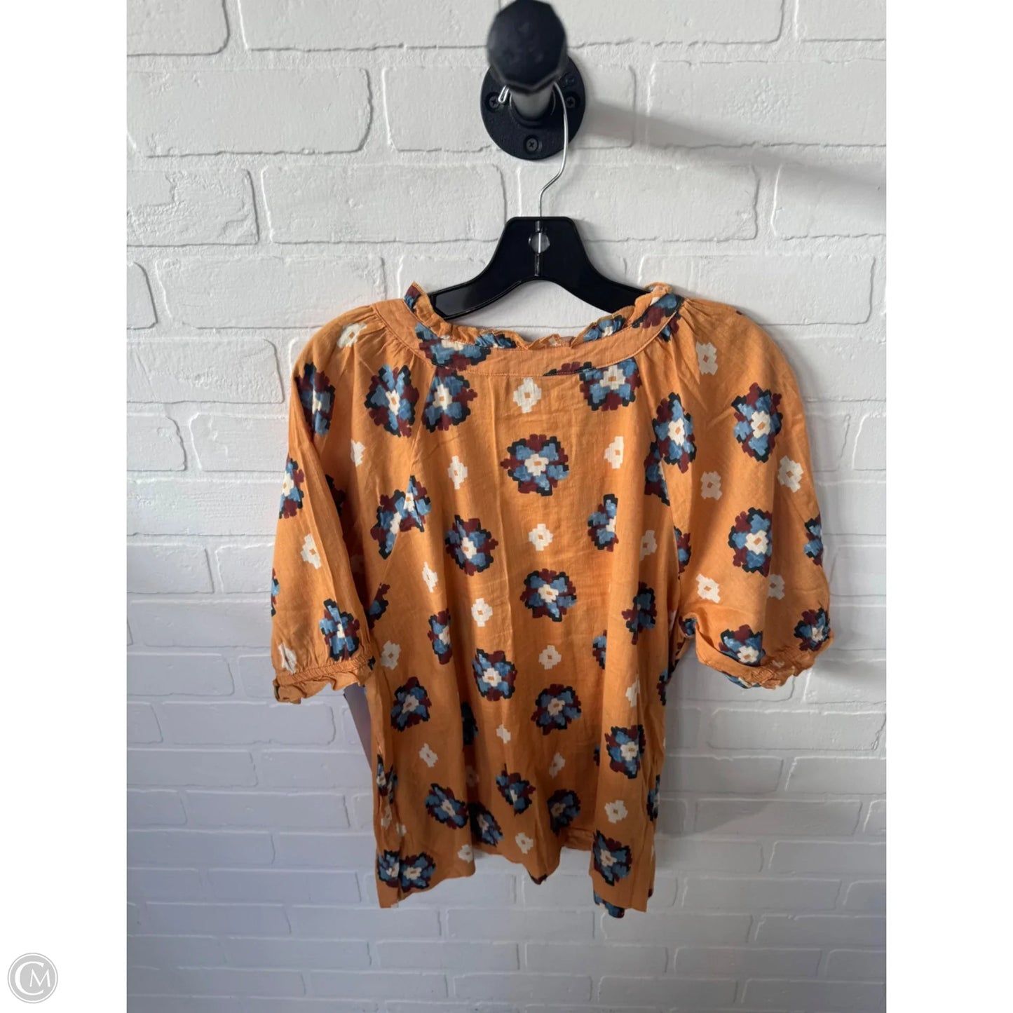 Top Short Sleeve By Sonoma In Orange, Size: Xl