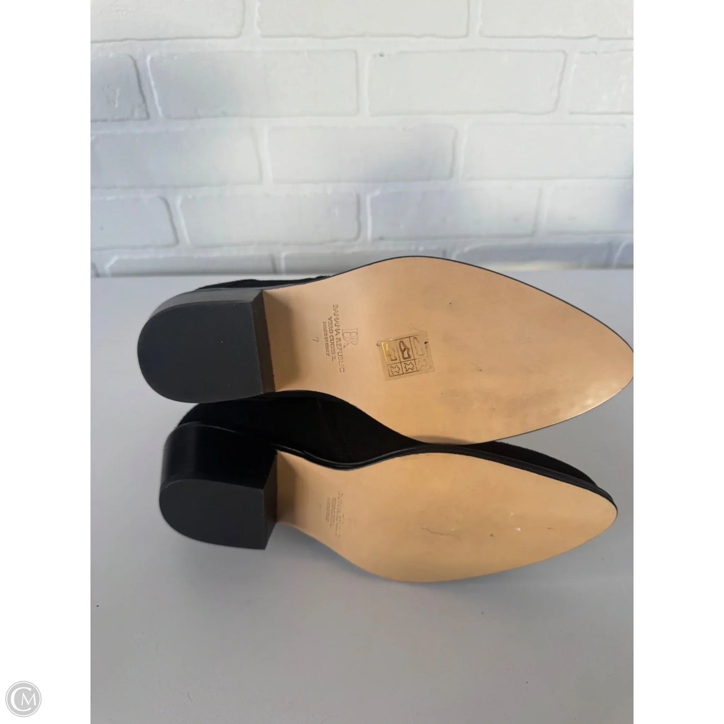 Boots Ankle Heels By Banana Republic In Black, Size: 7