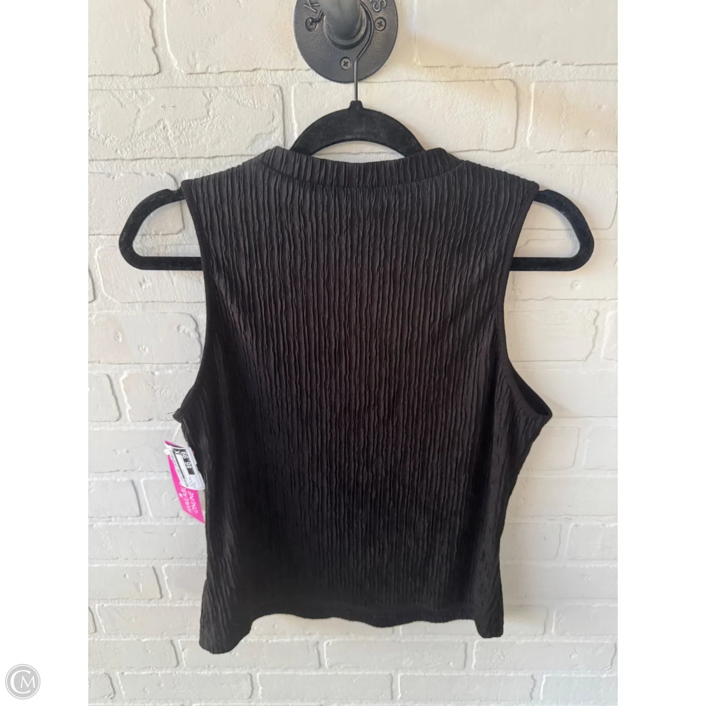 Top Sleeveless By Shein In Black, Size: L