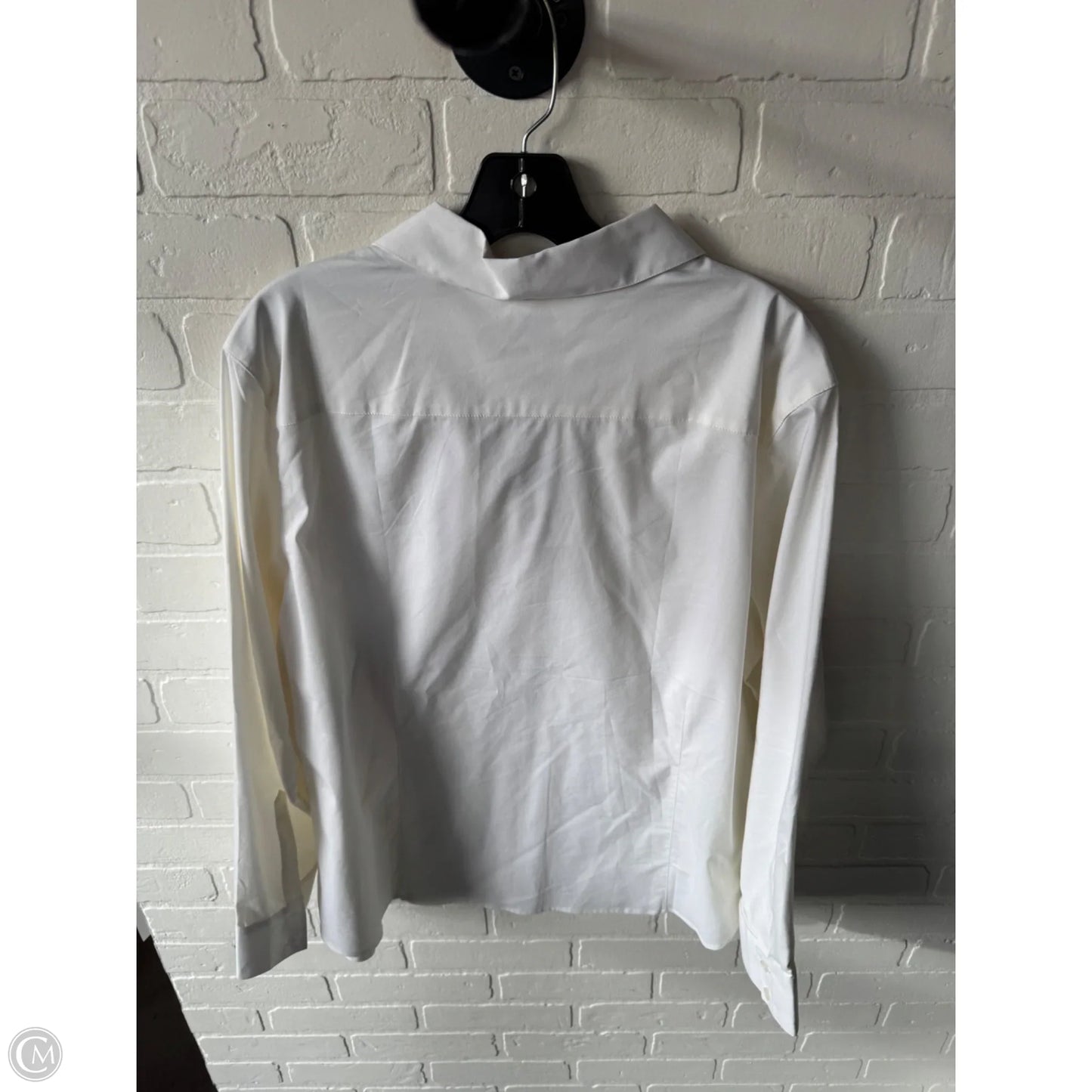 Top Long Sleeve By Chicos In Ivory, Size: Xl