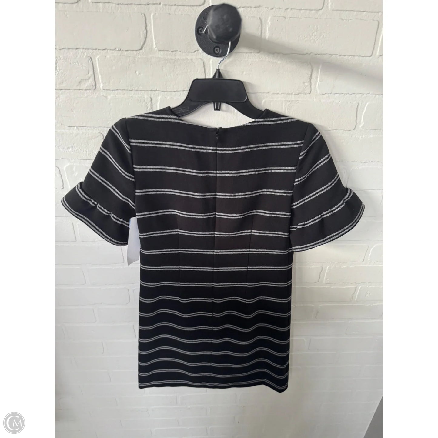 Dress Work By Loft In Black & White, Size: Xs