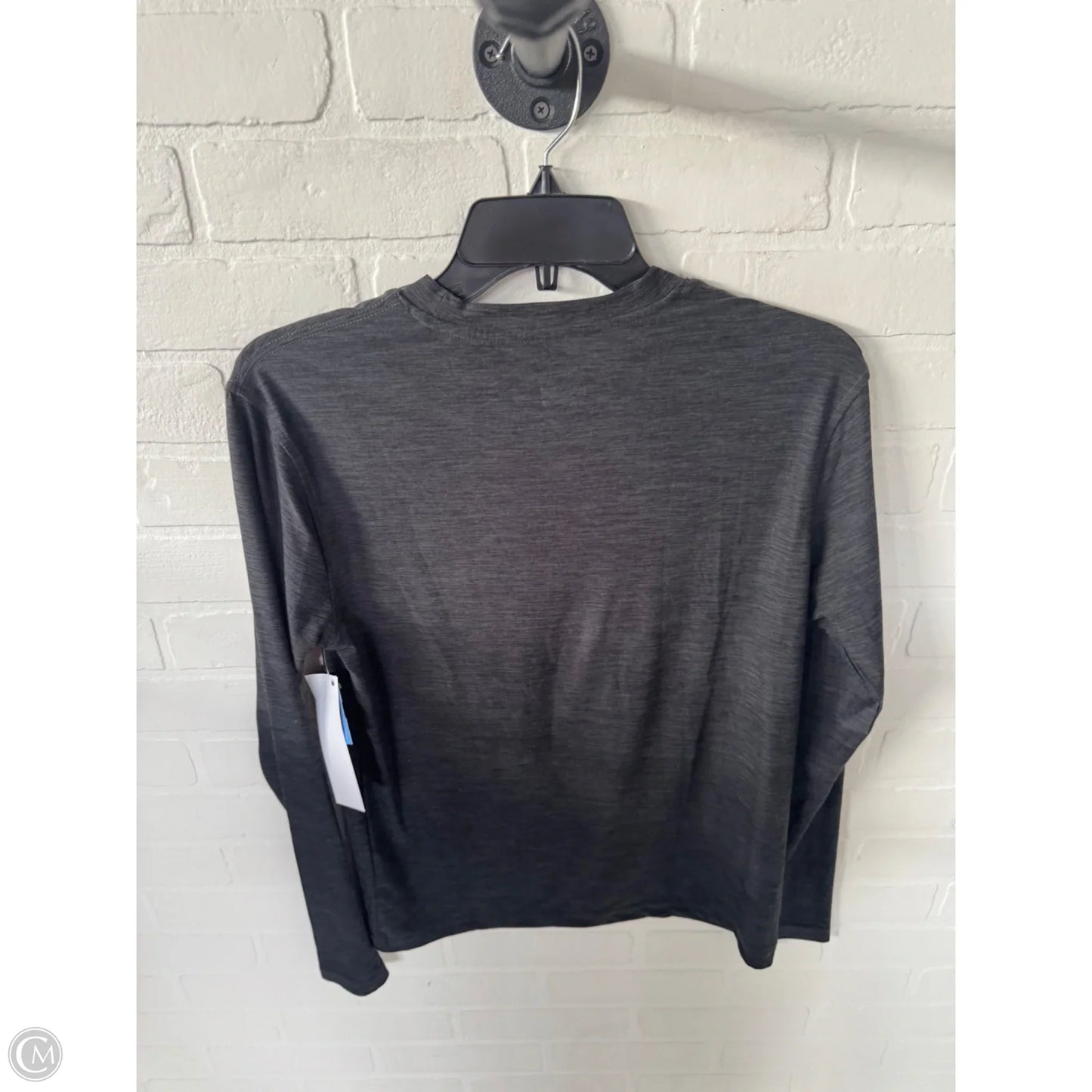 Athletic Top Long Sleeve Crewneck By Clothes Mentor In Grey, Size: S