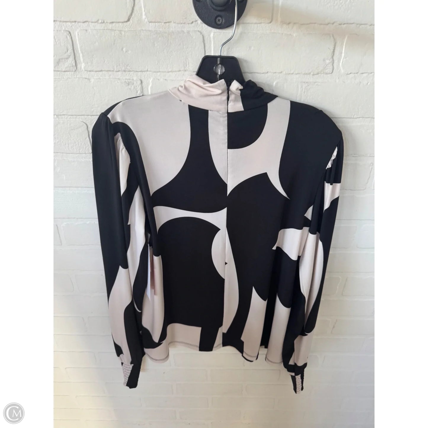 Top Long Sleeve By Sanctuary In Black & Cream, Size: S