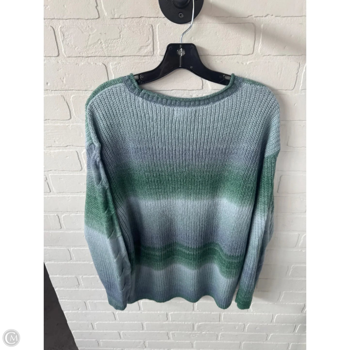 Sweater By Lc Lauren Conrad In Blue & Green, Size: M