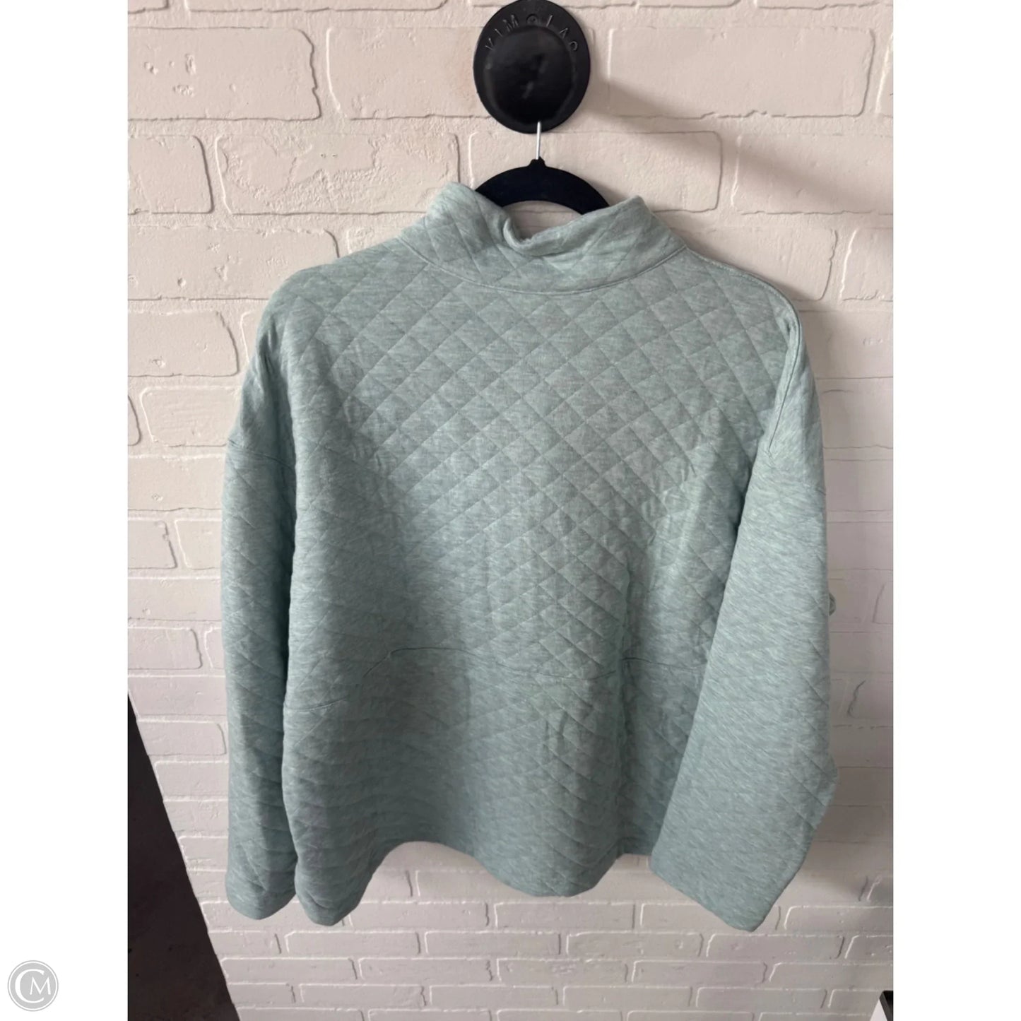 Sweatshirt Collar By Eddie Bauer In Blue, Size: Xxl