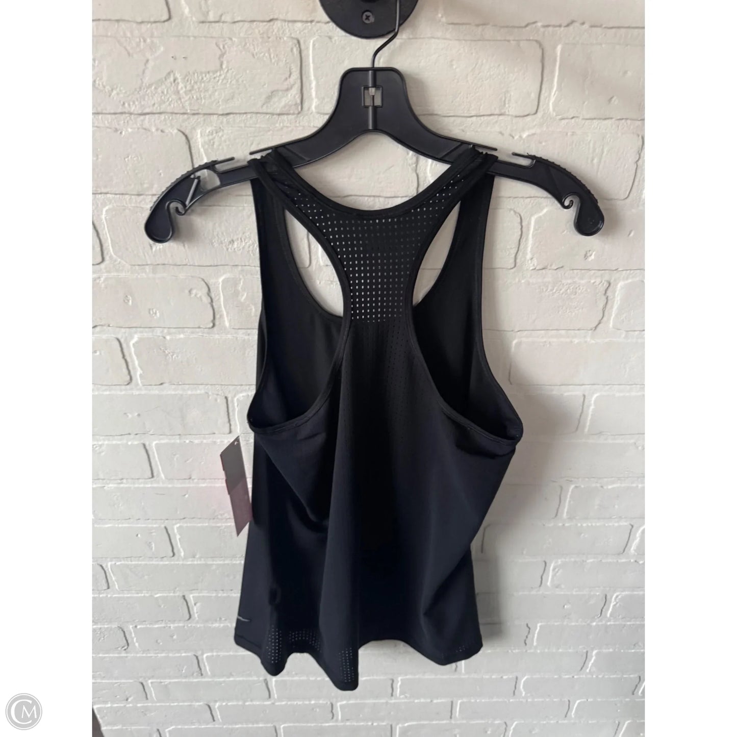 Athletic Tank Top By Nike Apparel In Black, Size: L