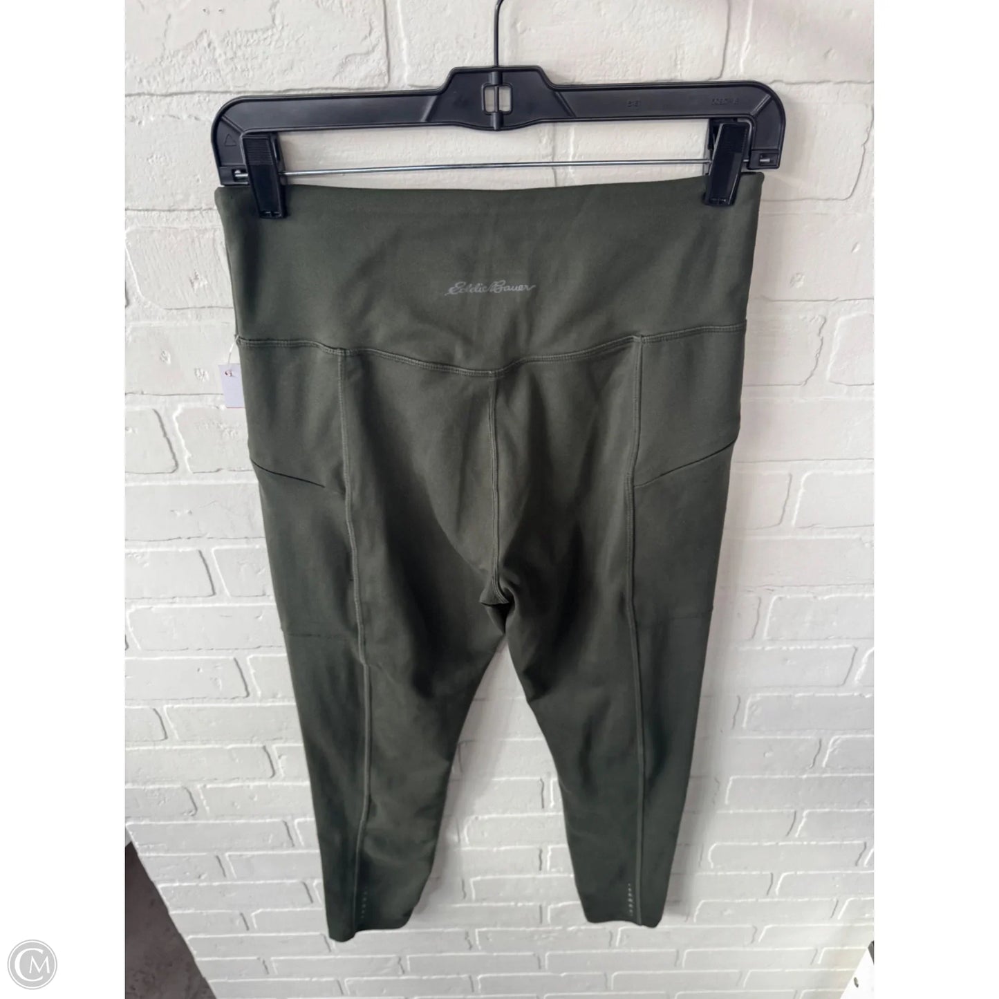 Athletic Leggings By Eddie Bauer In Green, Size: 12