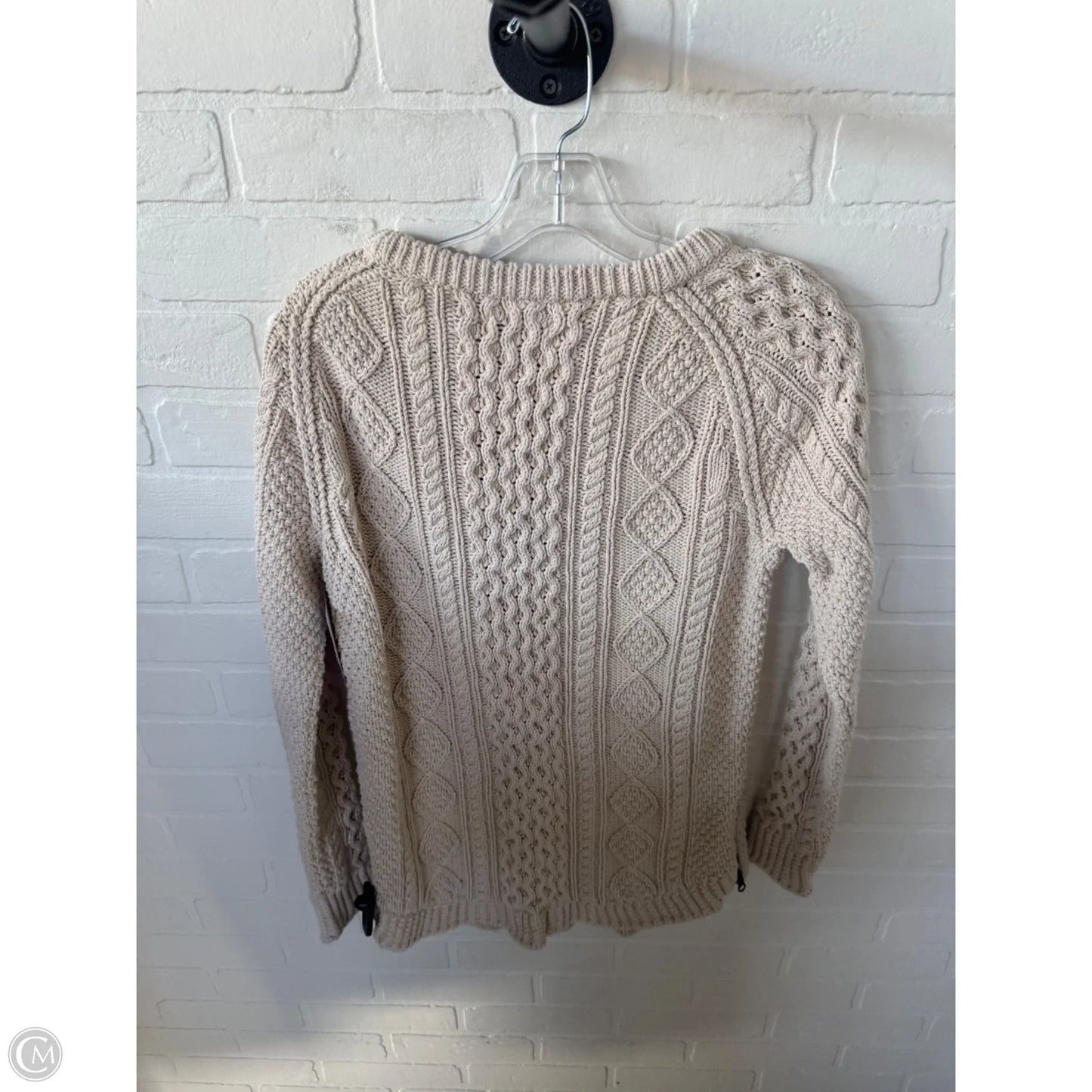 Sweater By L.l. Bean In Cream, Size: S