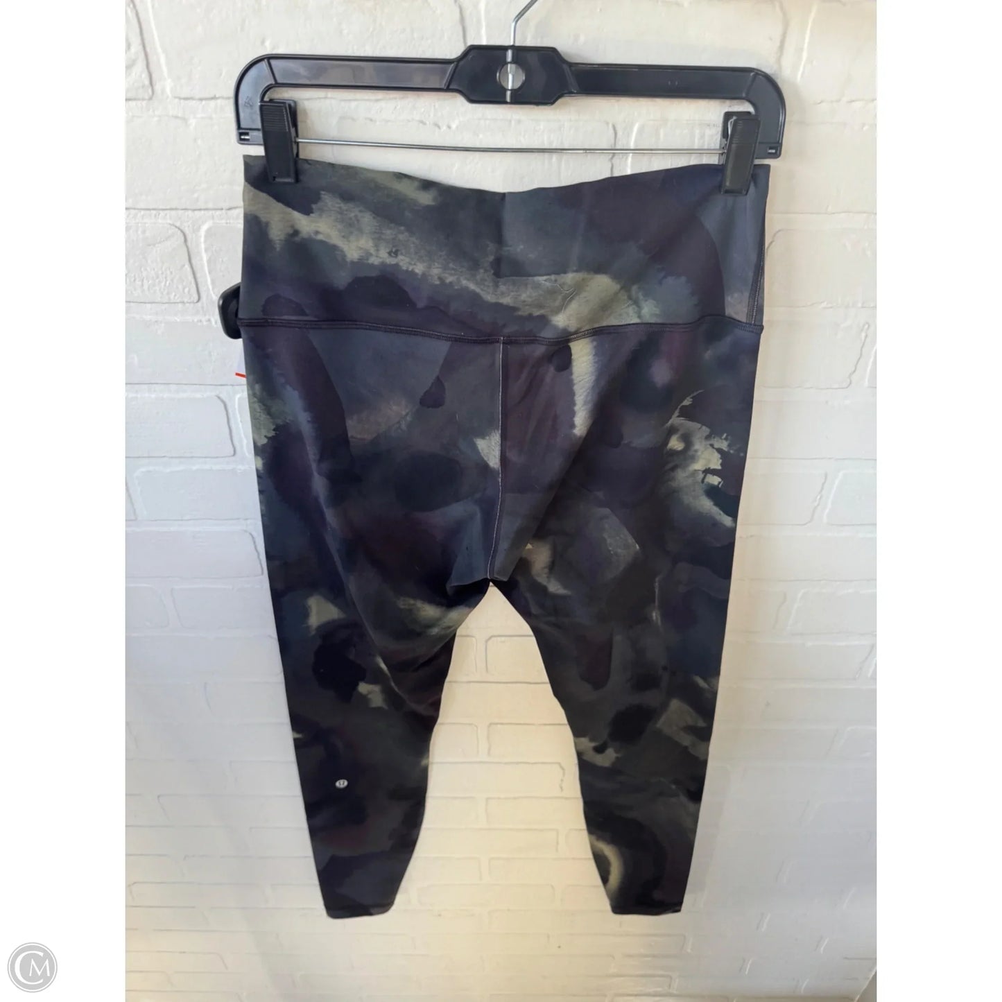 Athletic Leggings By Lululemon In Grey & Purple, Size: 12