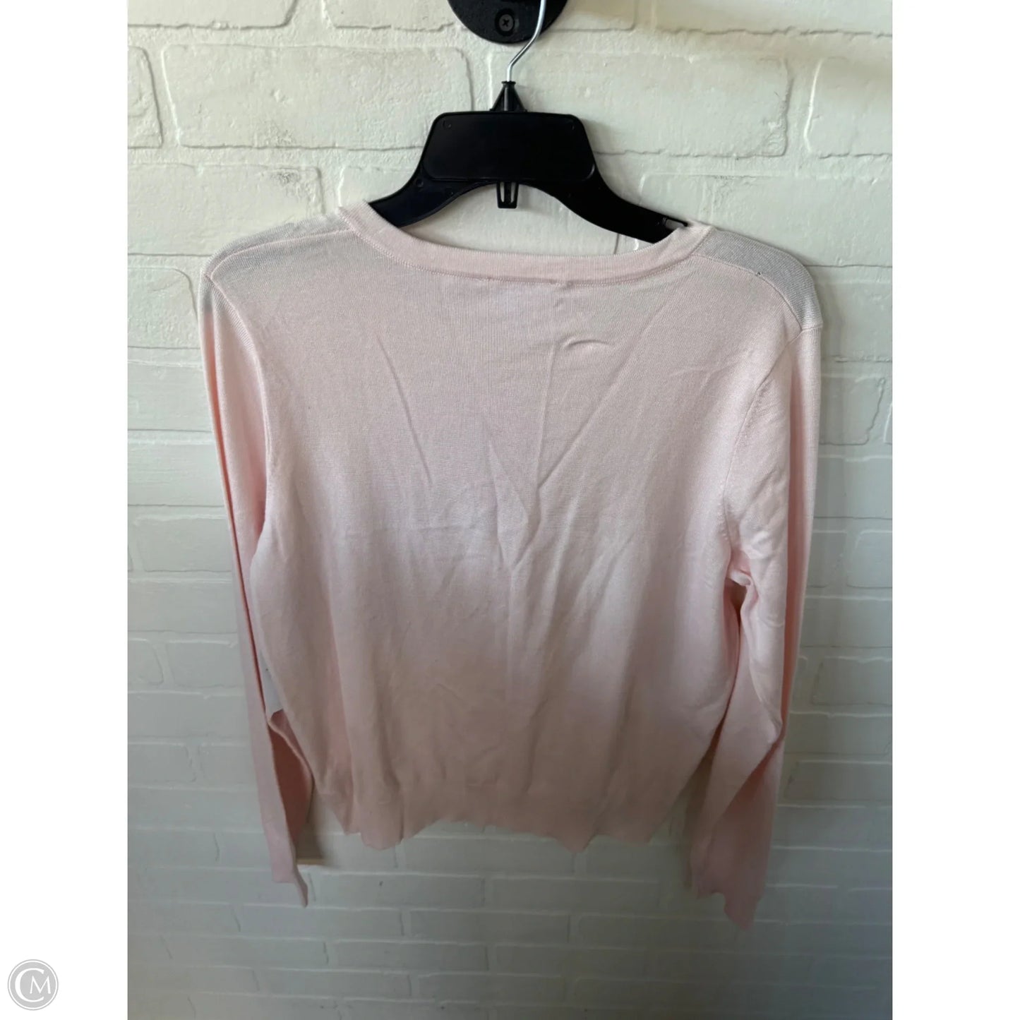 Sweater Cardigan By Time And Tru In Pink, Size: L