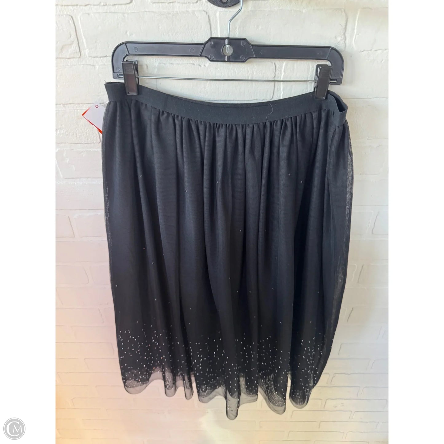 Skirt Midi By A New Day In Black, Size: 12