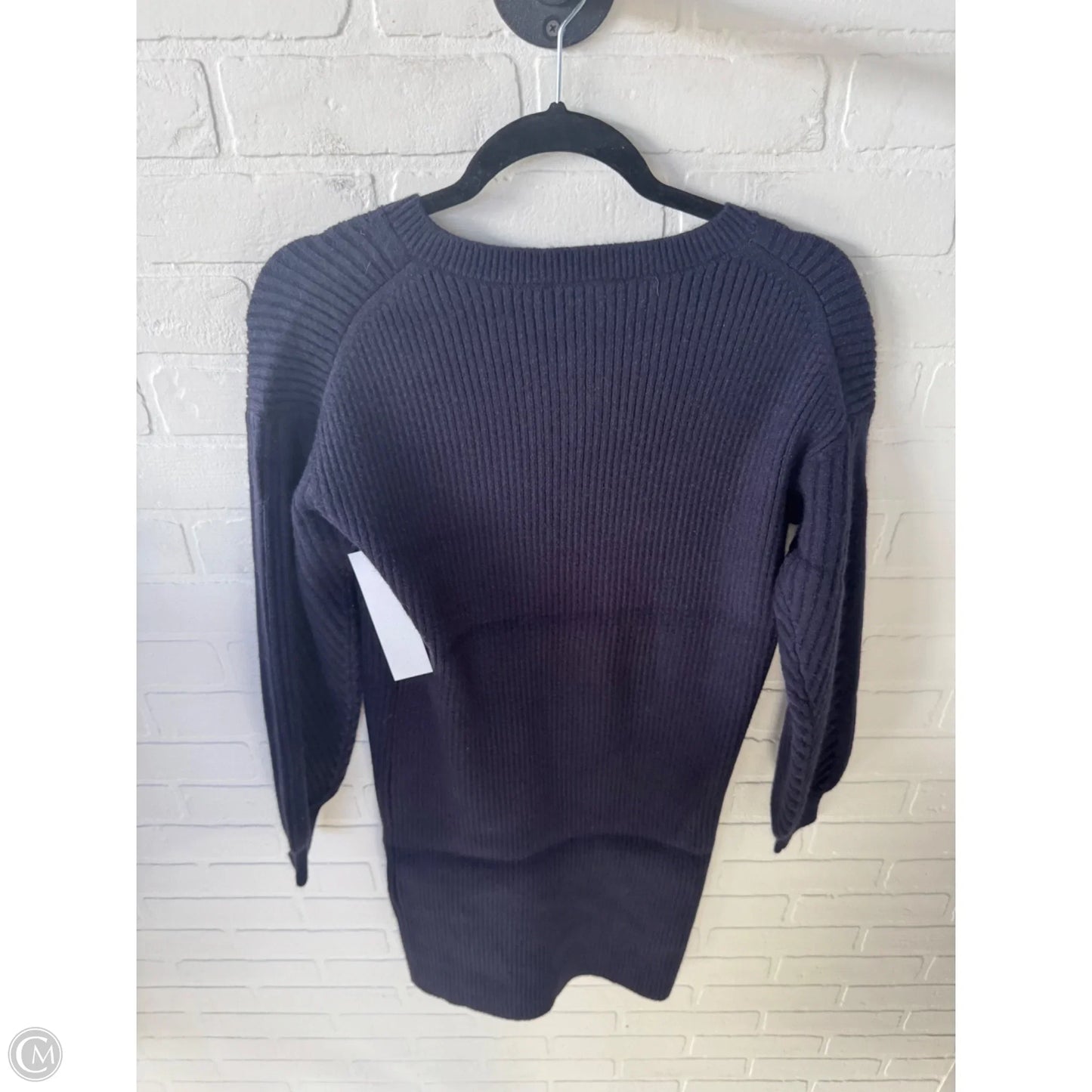Dress Sweater By Ann Taylor In Navy, Size: Xs