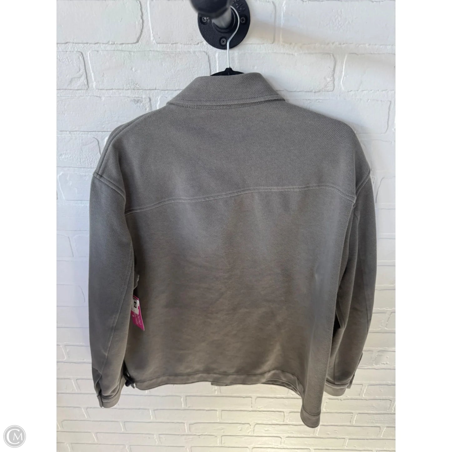 Jacket Shirt By Zara In Green, Size: L