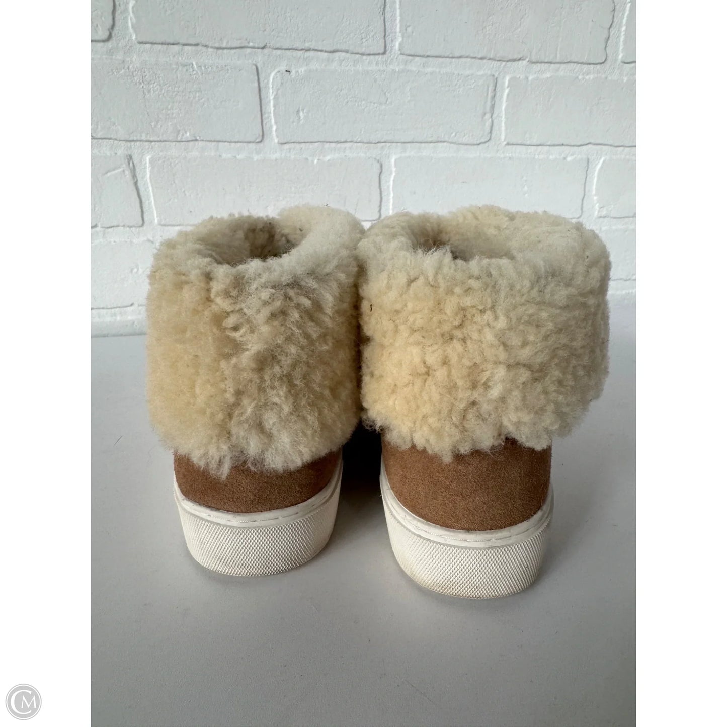 Boots Designer By Ugg In Tan, Size: 8