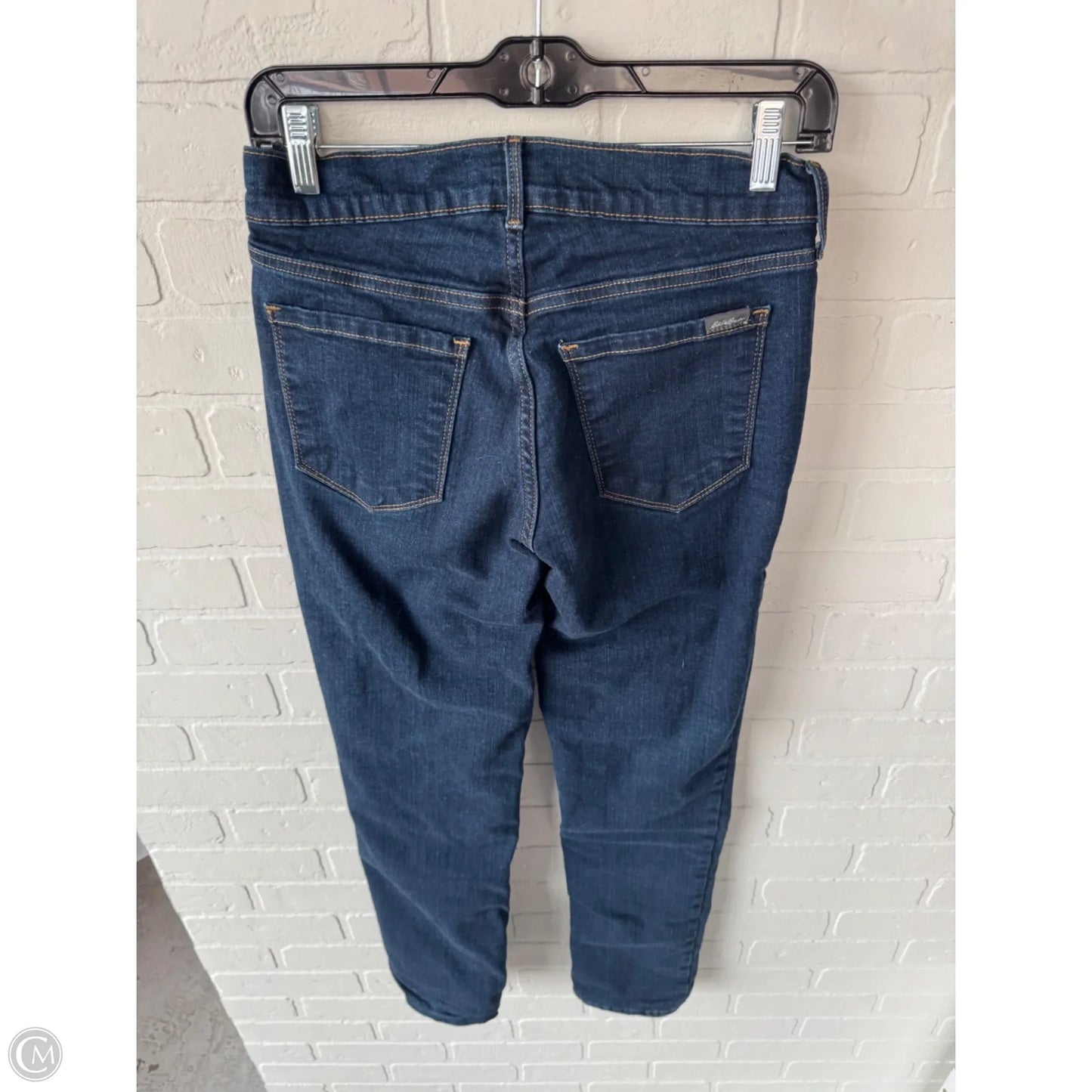 Jeans Straight By Eddie Bauer In Blue Denim, Size: 2