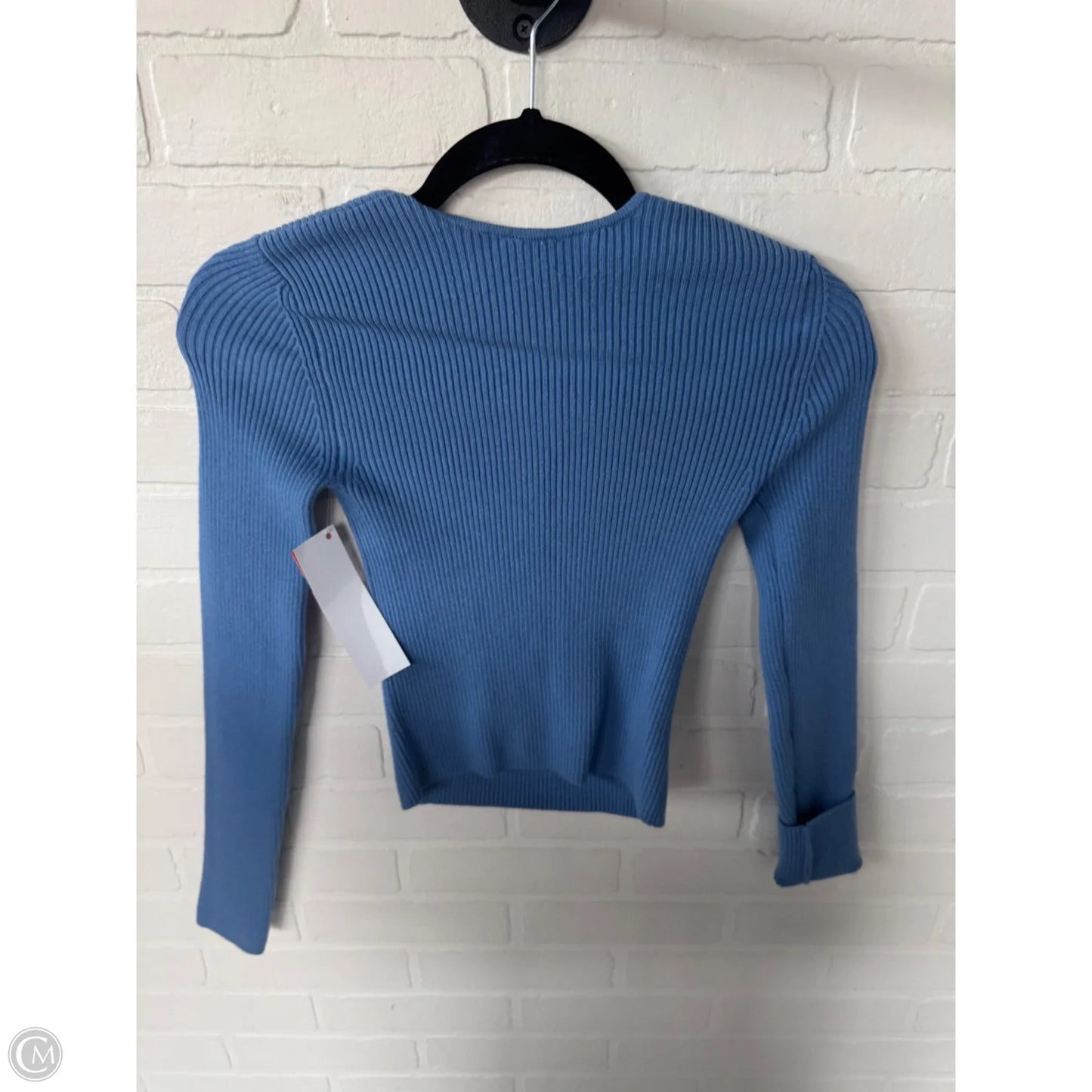 Top Long Sleeve By Abercrombie And Fitch In Blue, Size: Xs