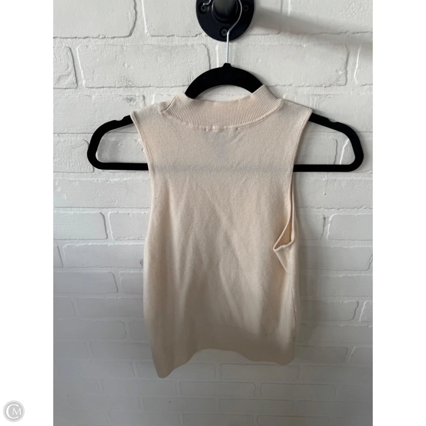 Vest Sweater By Express In Cream, Size: M
