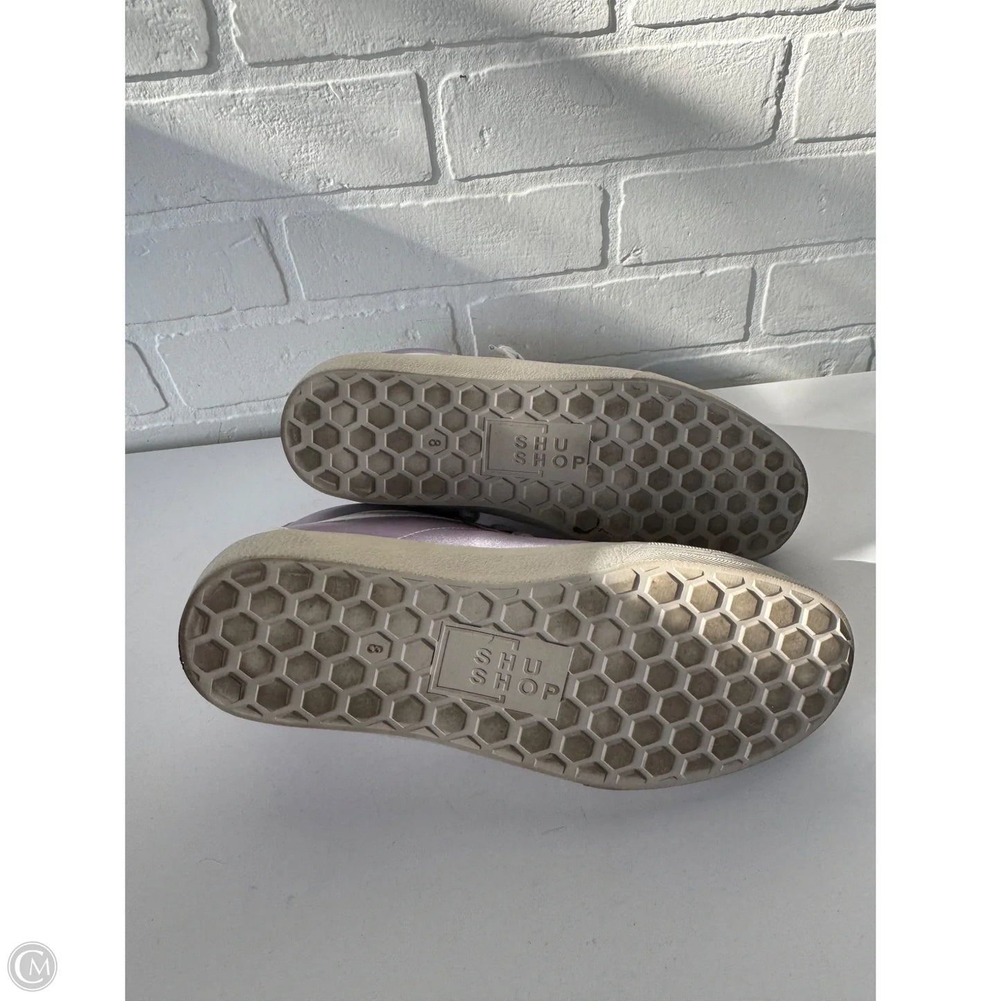 Shoes Sneakers By Shu Shop In Cream & Purple, Size: 8
