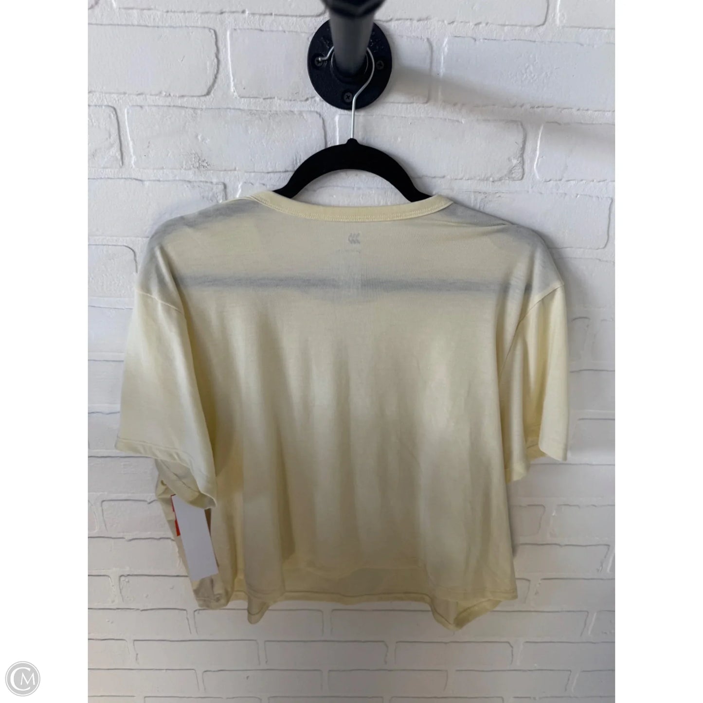 Athletic Top Short Sleeve By All In Motion In Yellow, Size: L