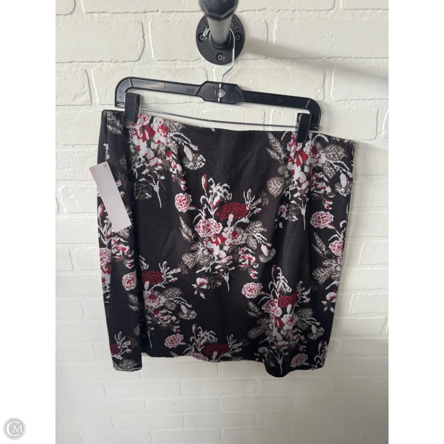 Skirt Mini & Short By J. Jill In Brown & Red, Size: 12