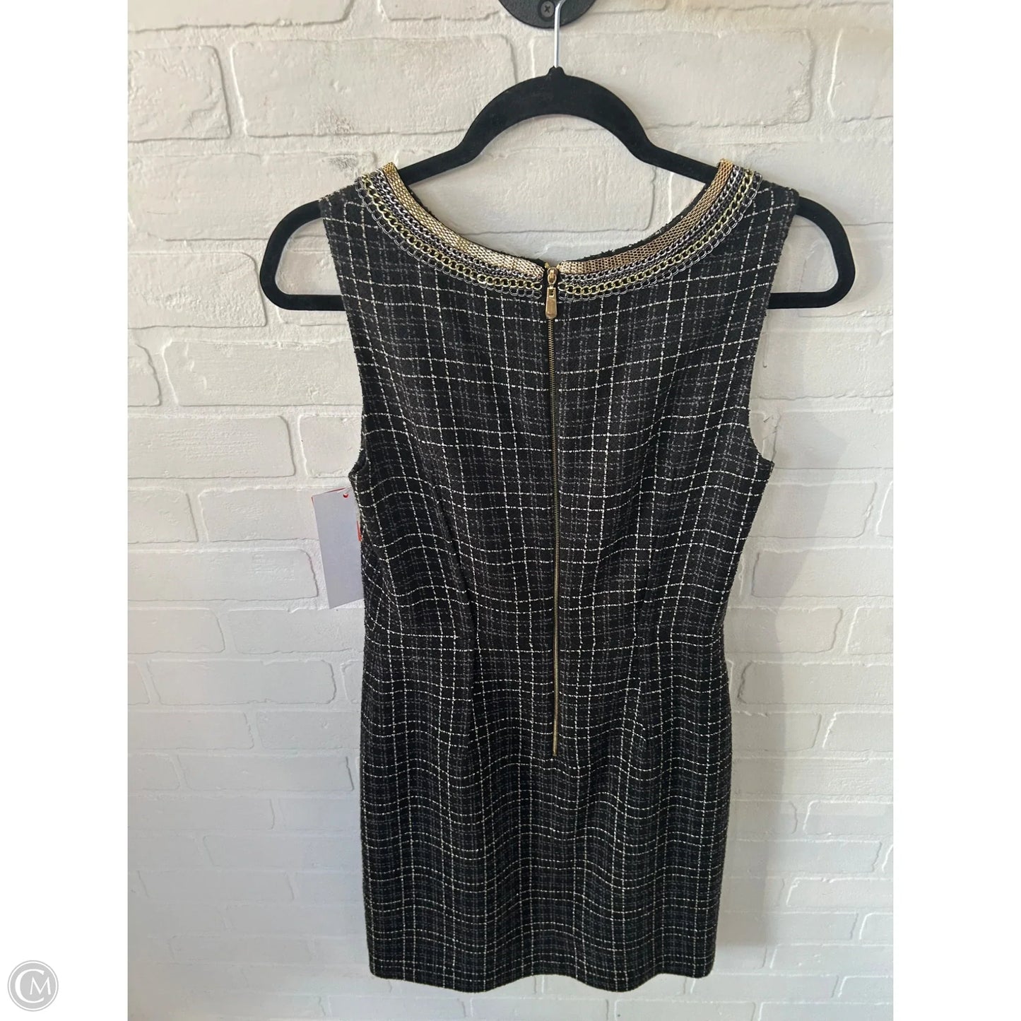 Dress Work By Laundry In Black & Gold, Size: 4