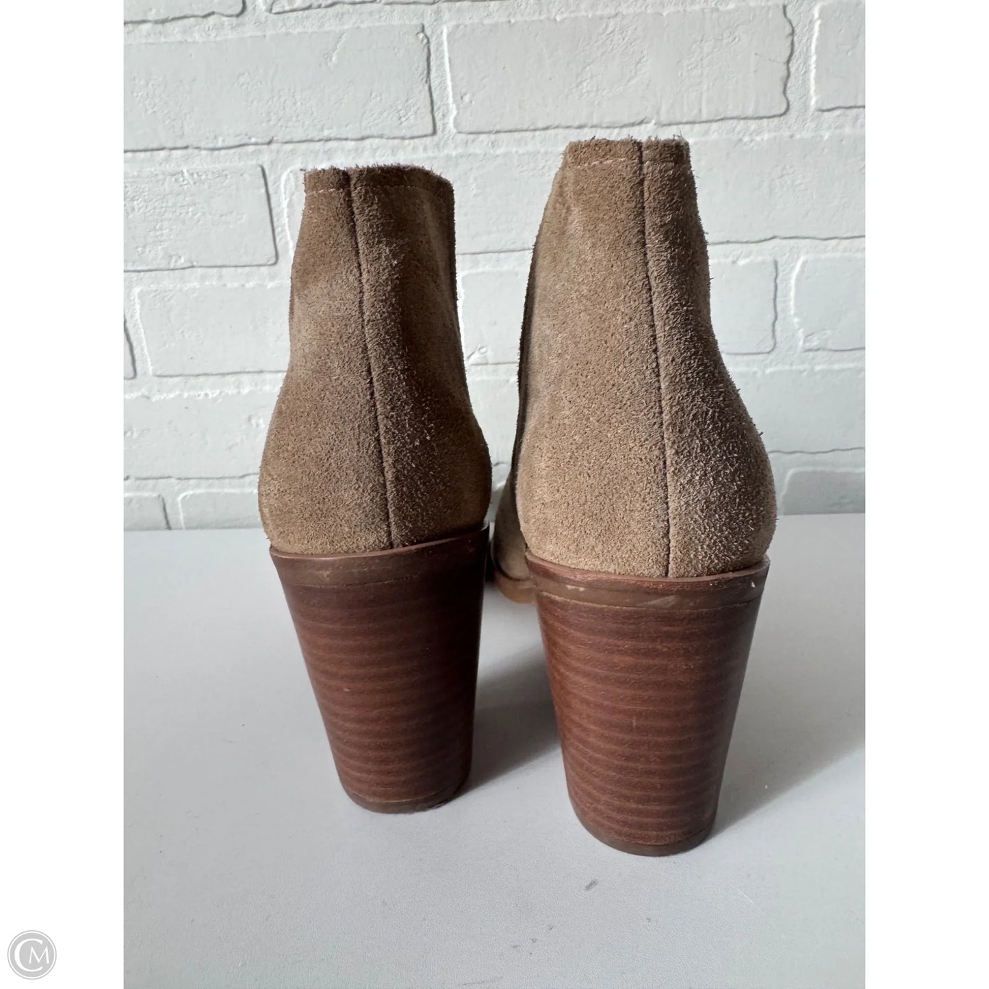 Boots Ankle Heels By Dolce Vita In Tan, Size: 10