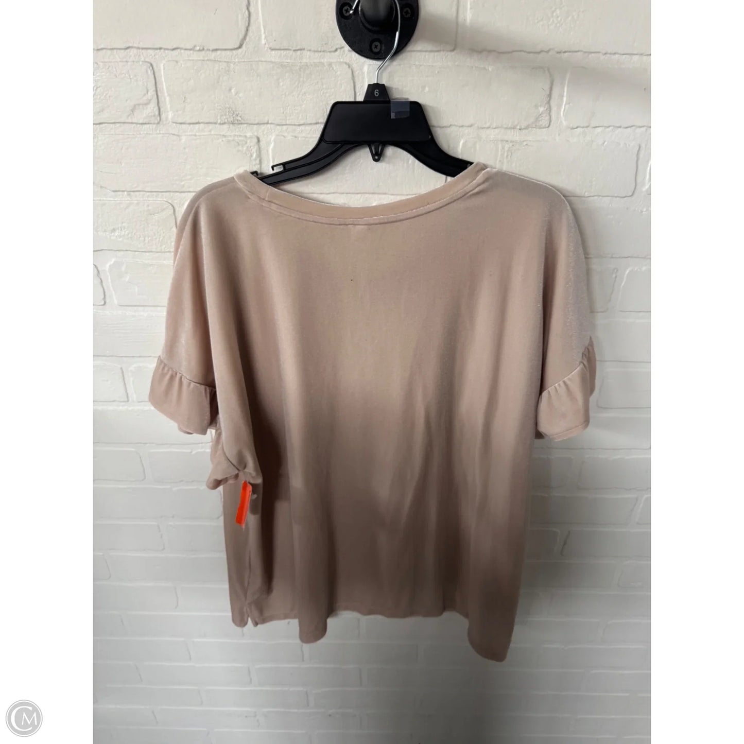 Top Short Sleeve By Old Navy In Cream, Size: Xl