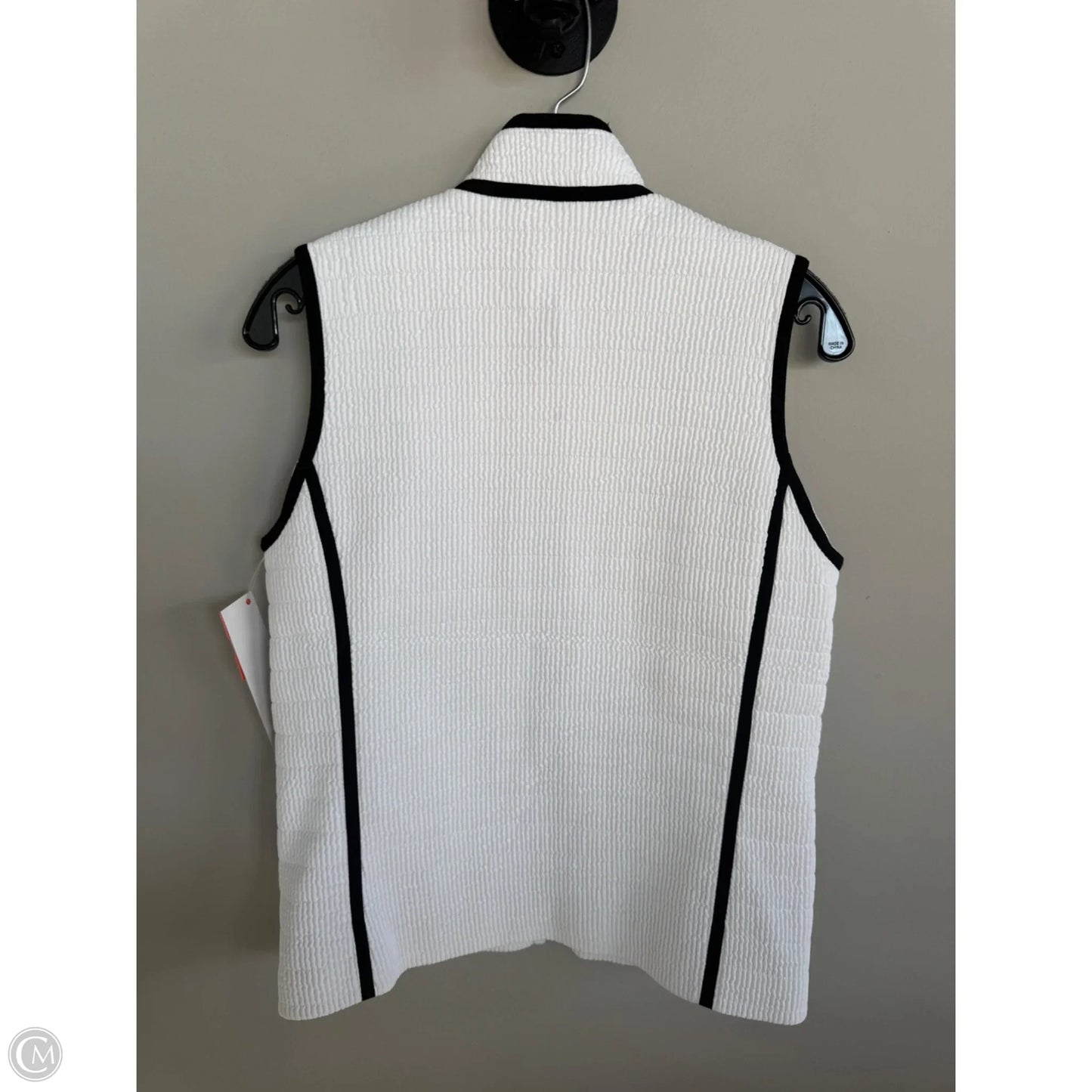 Vest Other By Clothes Mentor In Black & White, Size: S