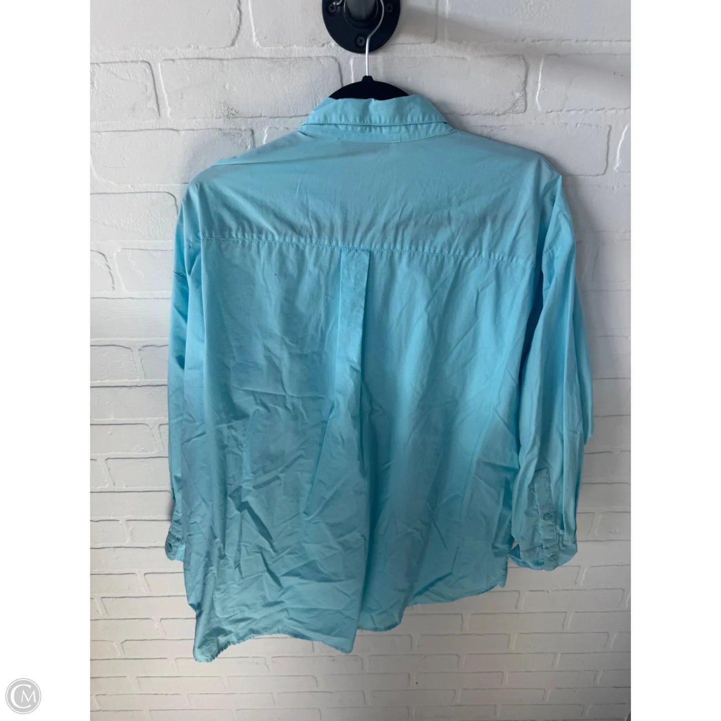 Top Long Sleeve By Loft In Blue, Size: Xxl