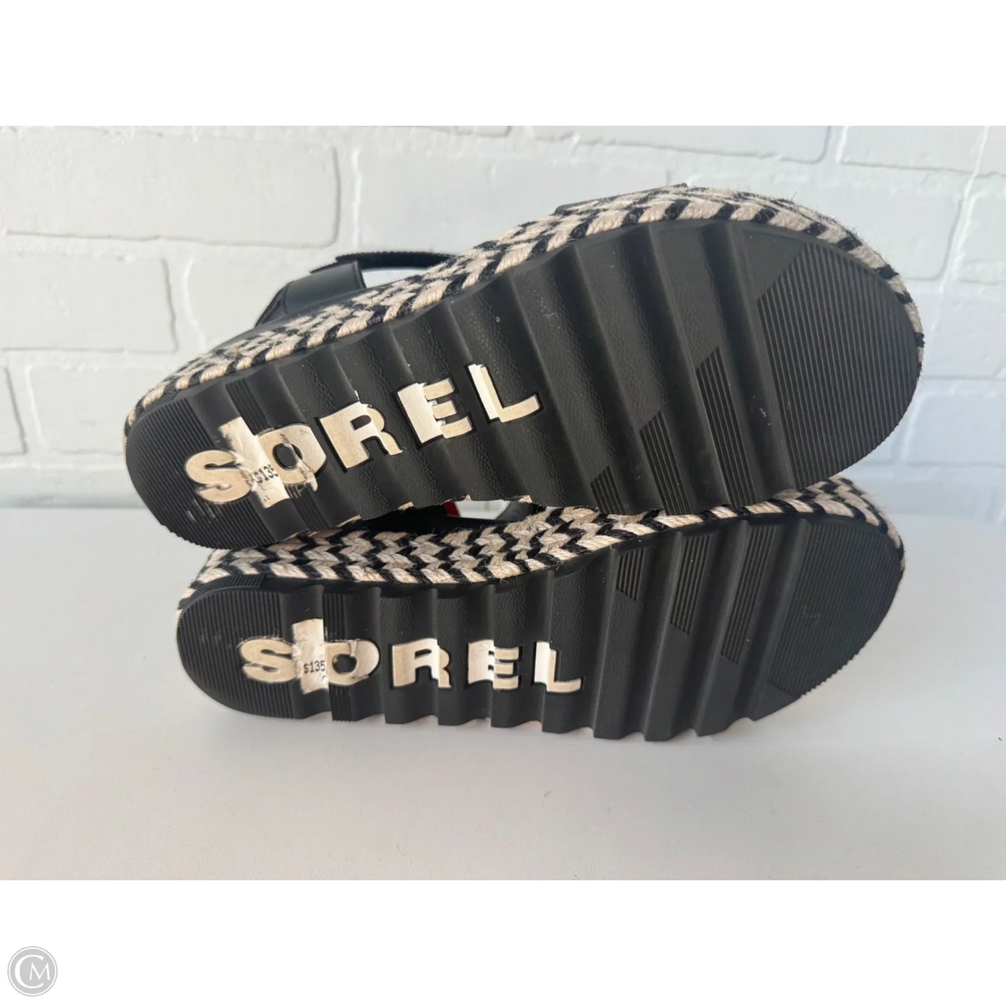 Sandals Flats By Sorel In Black, Size: 8.5