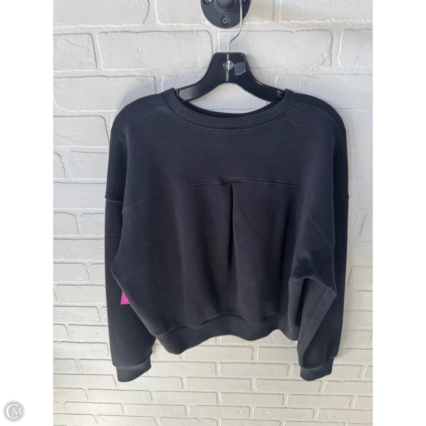 Sweatshirt Crewneck By Spanx In Black, Size: M