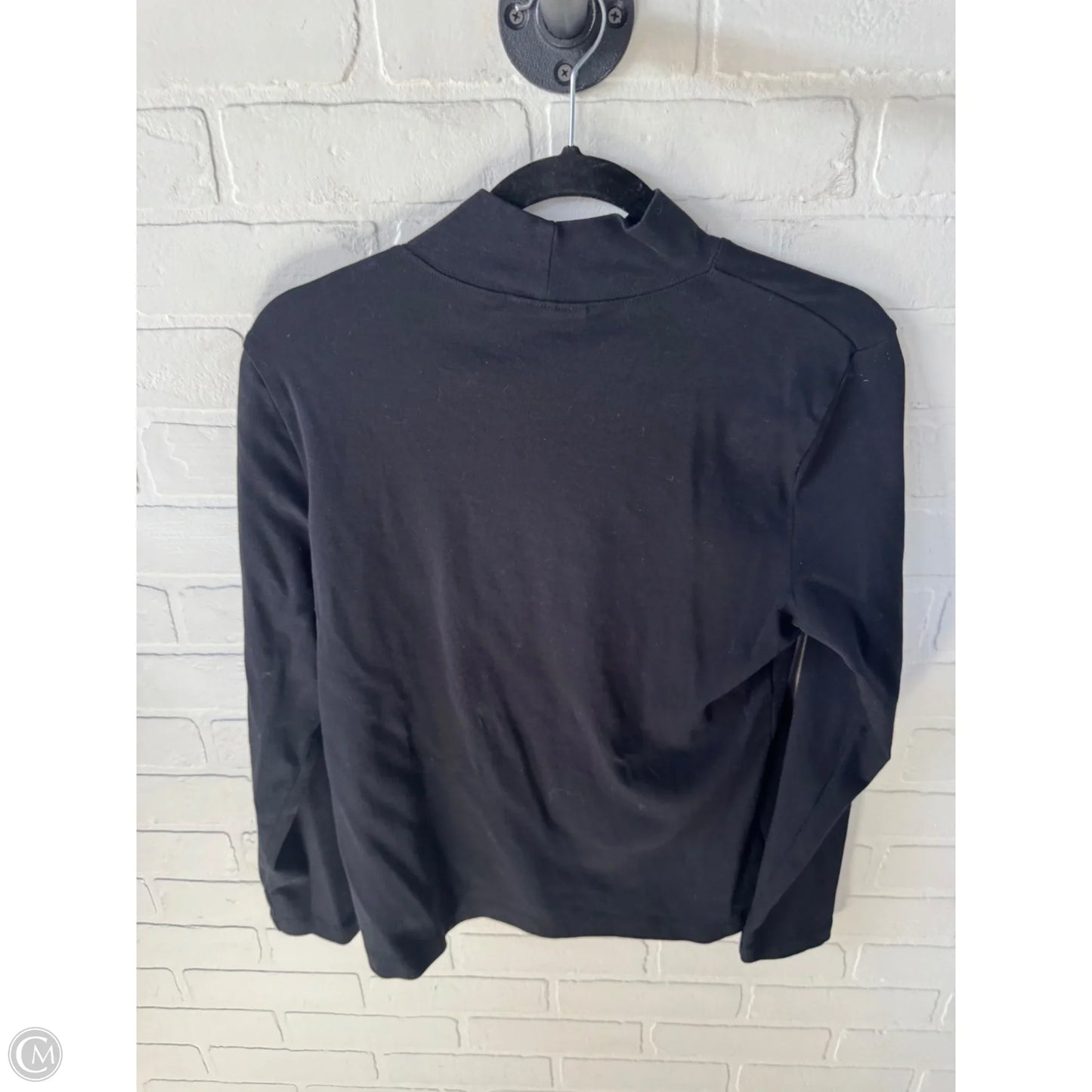 Top Long Sleeve By Style And Company In Black, Size: M