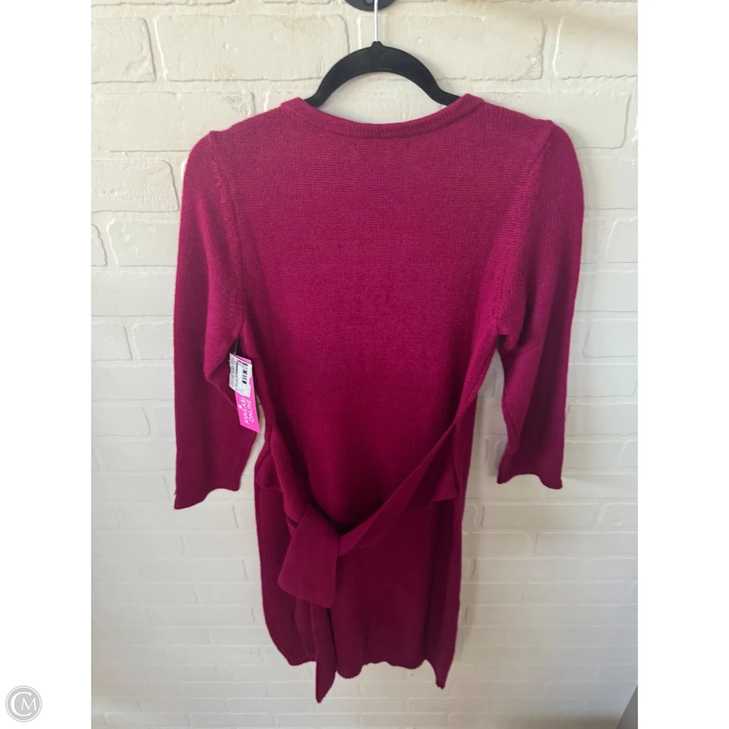 Dress Sweater By New York And Co In Pink, Size: M