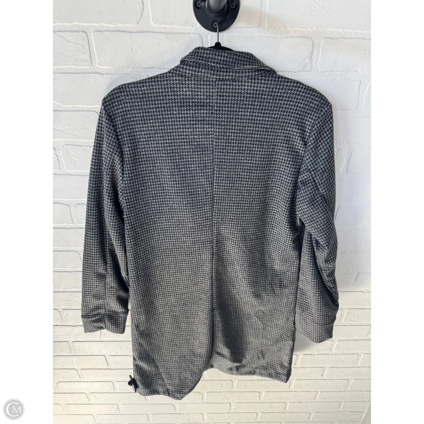 Blazer By Philosophy In Black & Grey, Size: S