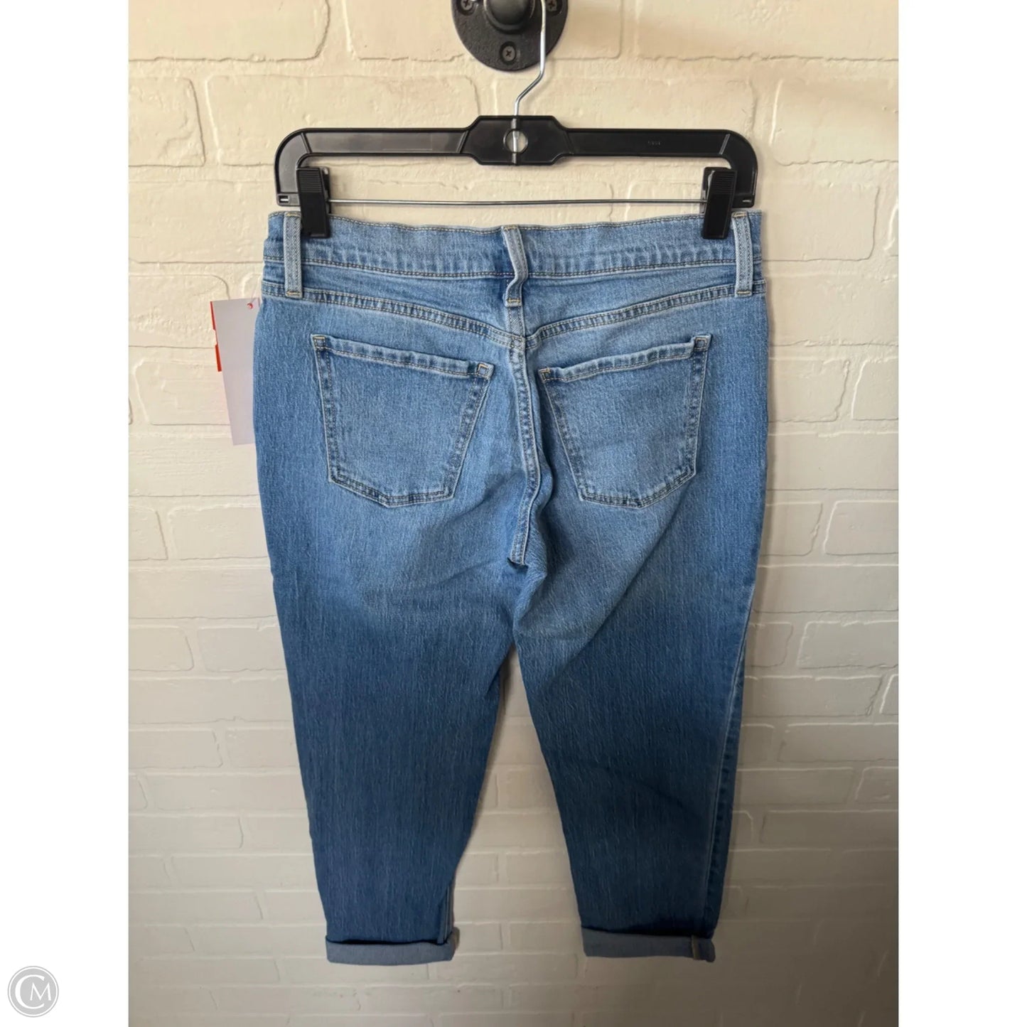Jeans Straight By Old Navy In Blue Denim, Size: 0