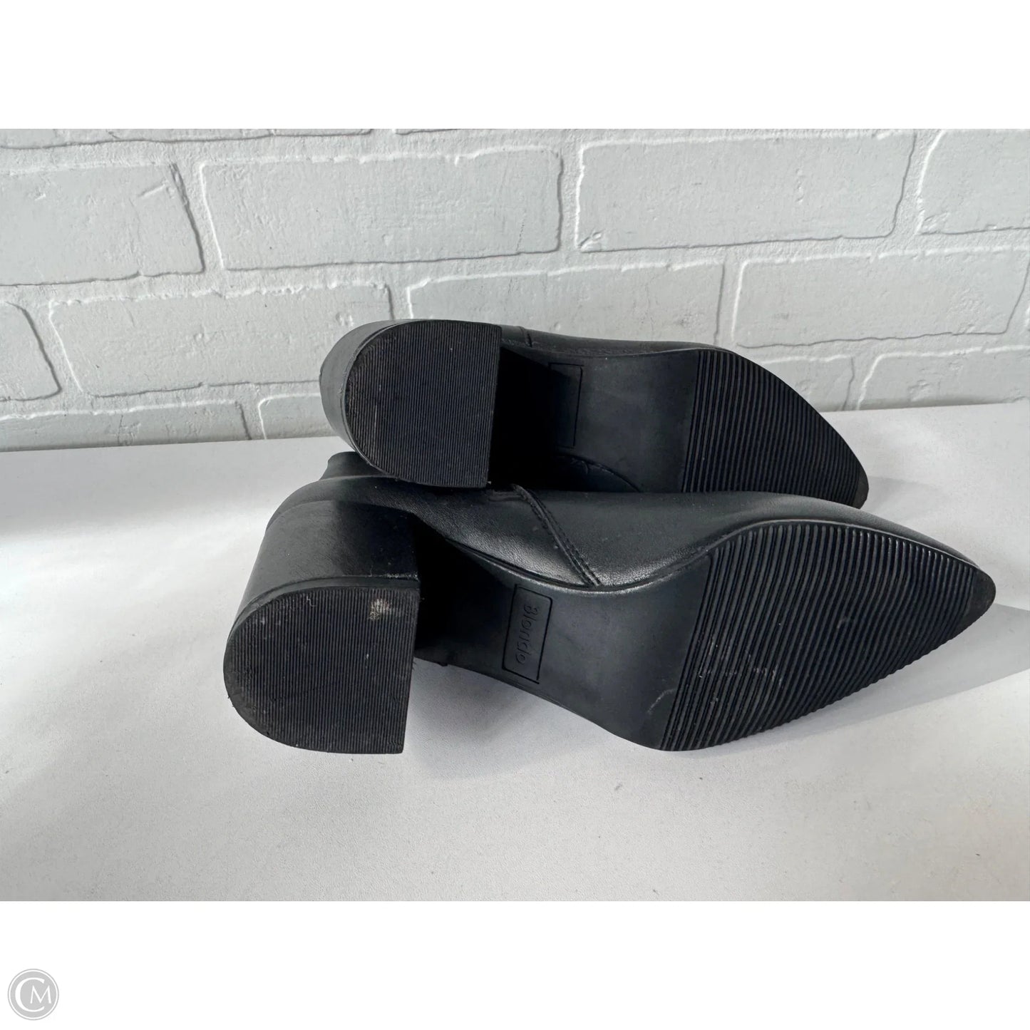 Boots Ankle Heels By Blondo In Black, Size: 7.5