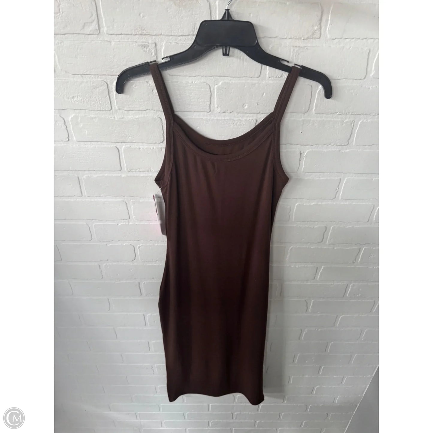 Dress Casual Midi By Shein In Brown, Size: S