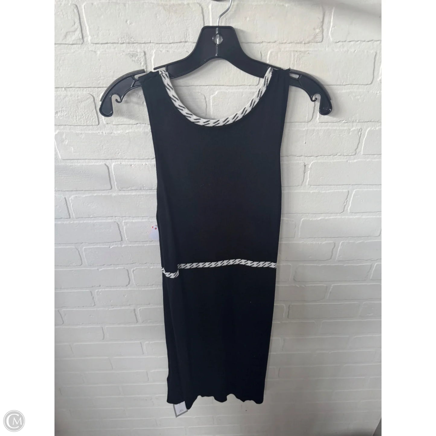 Dress Casual Midi By Shein In Black & White, Size: S
