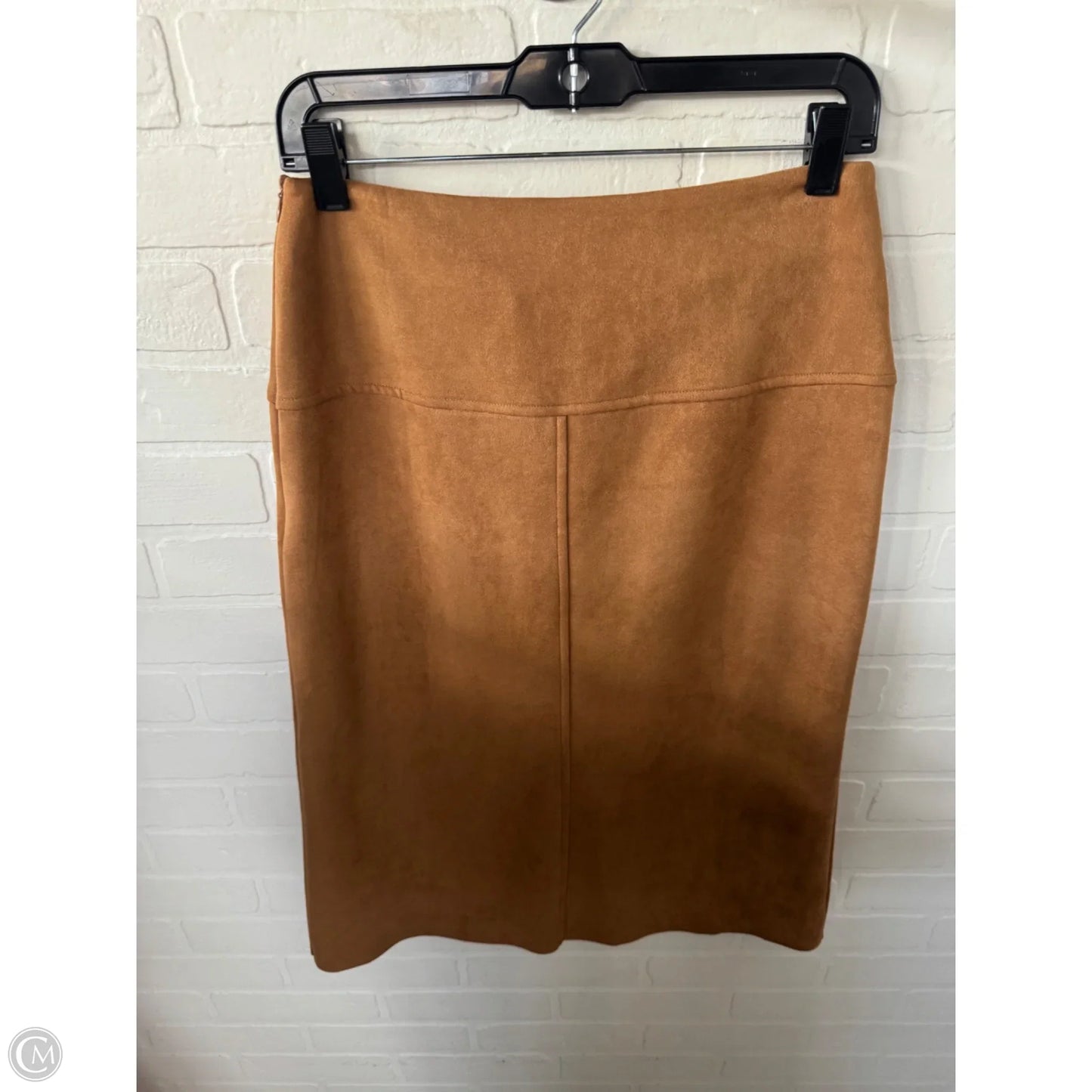 Skirt Midi By Clothes Mentor In Tan, Size: 4