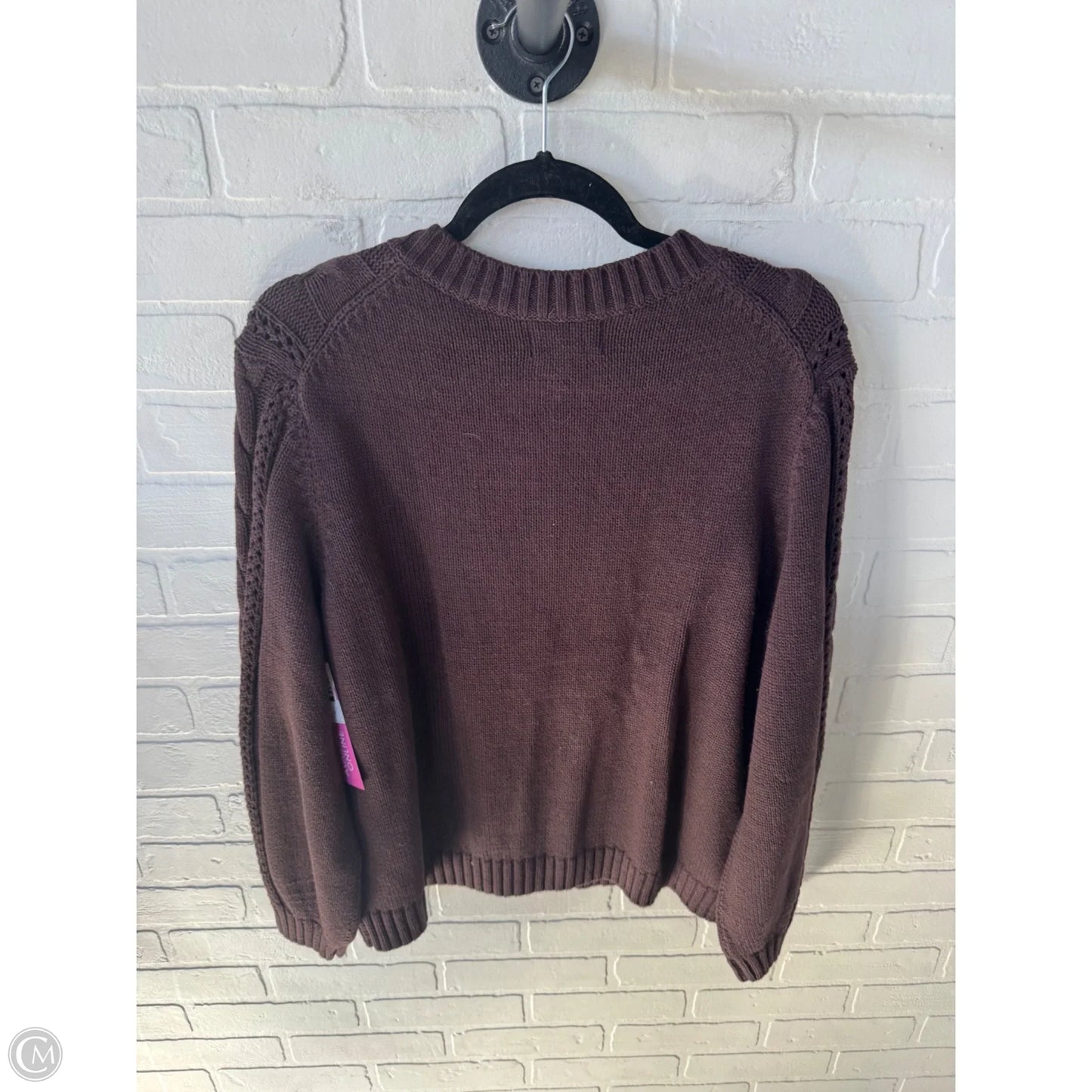 Sweater Cardigan By Old Navy In Brown, Size: Xl