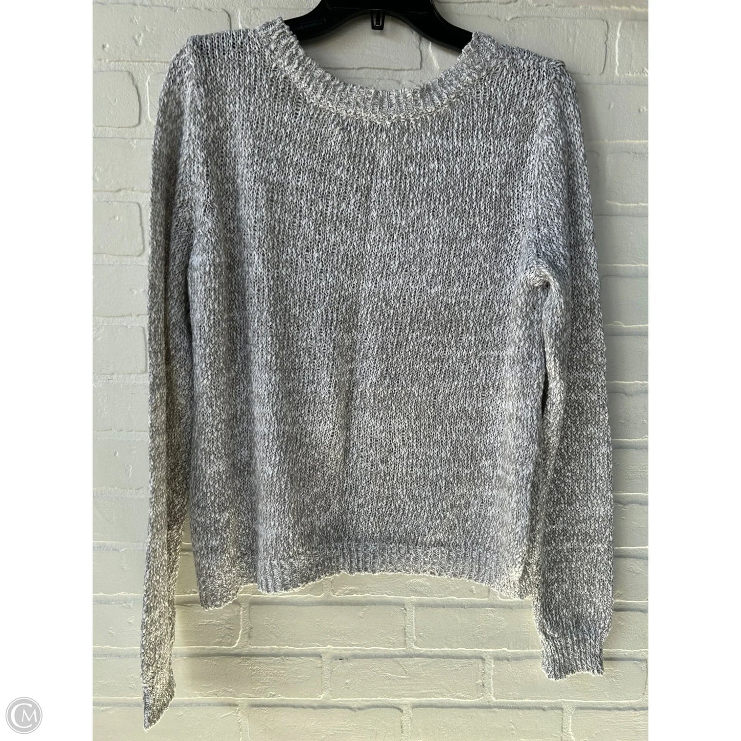 Sweater By Arizona In Grey & White, Size: Xl