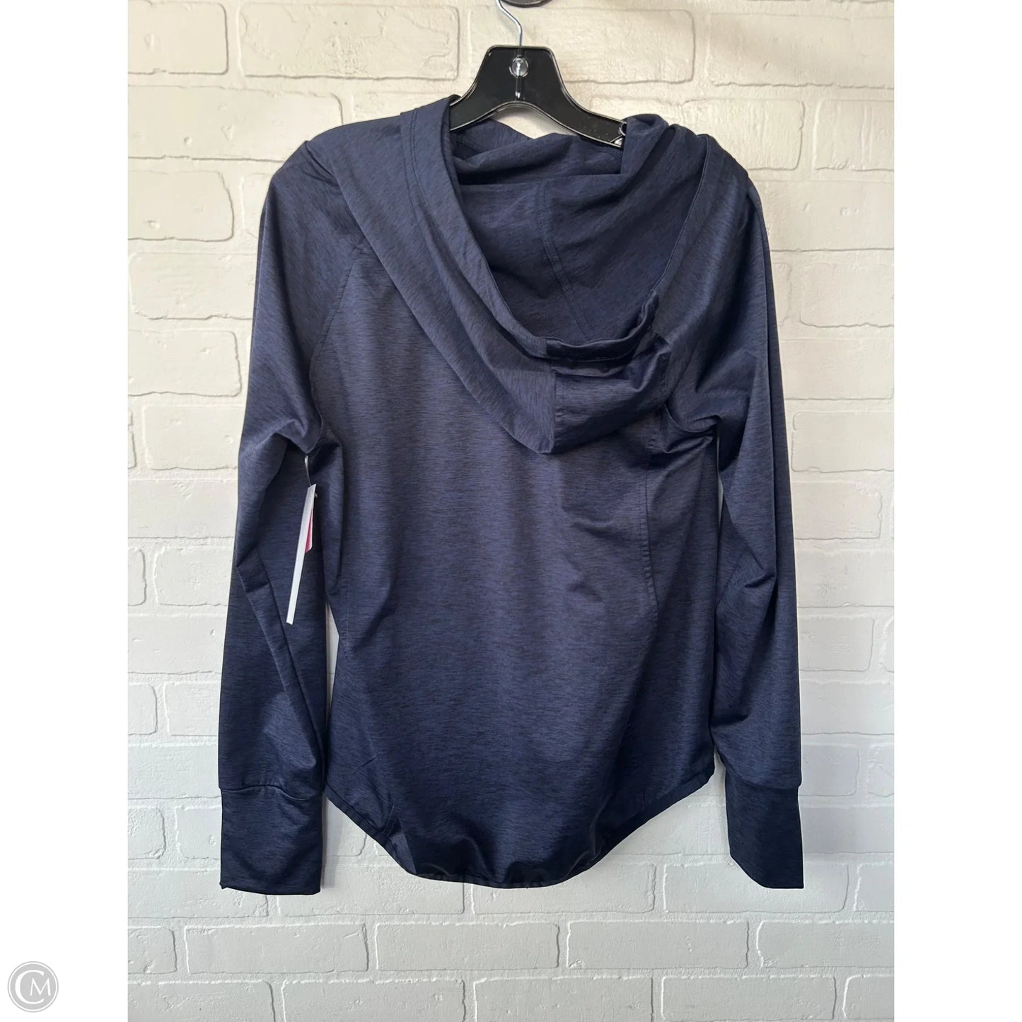 Athletic Sweatshirt Hoodie By 90 Degrees By Reflex In Blue, Size: M