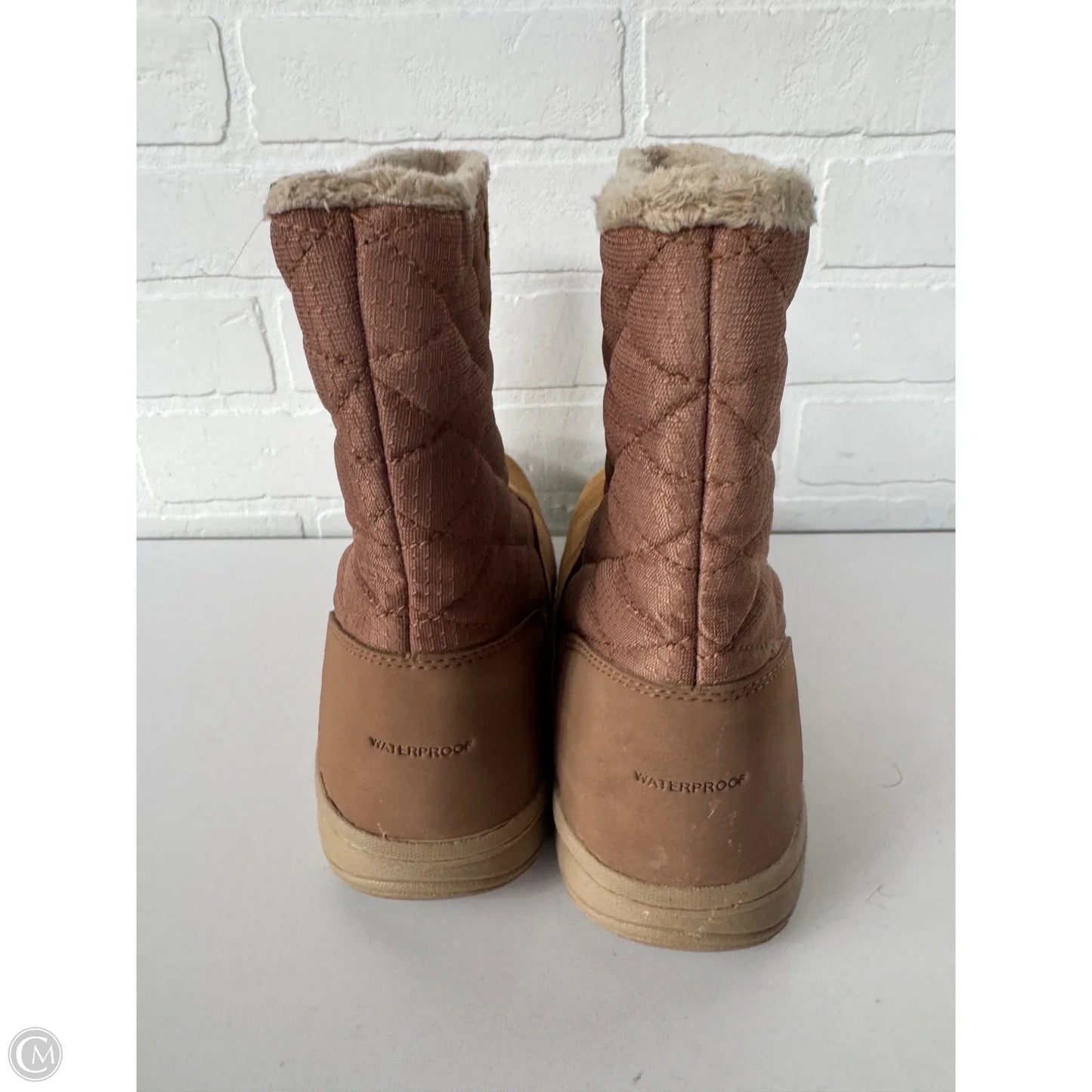 Boots Snow By Columbia In Tan, Size: 8.5