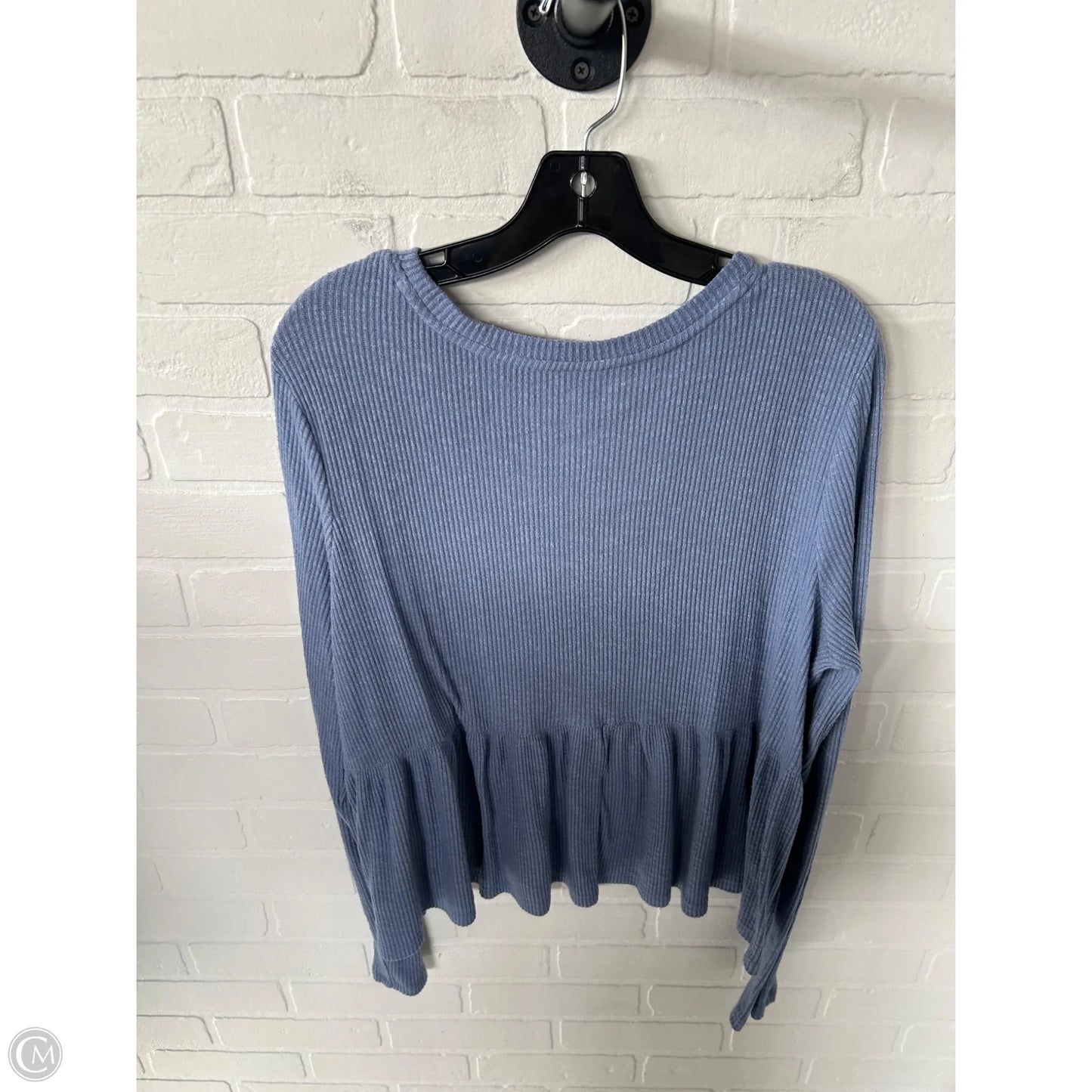 Top Long Sleeve By So In Blue, Size: Xl