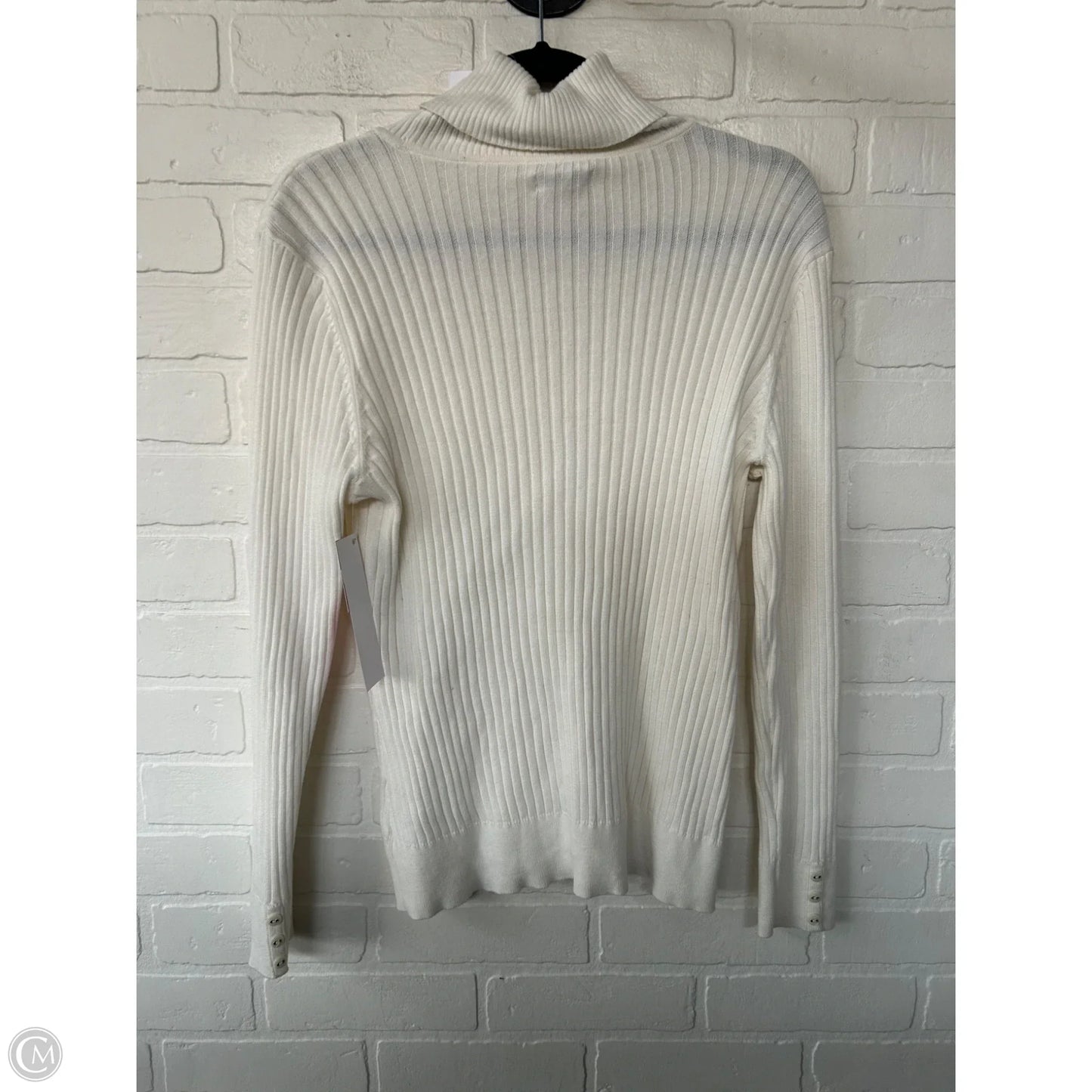 Sweater By Croft And Barrow In Cream, Size: Xl